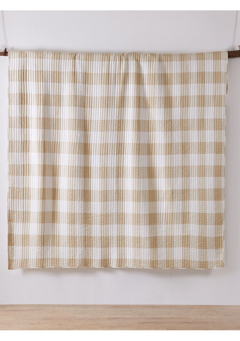 Camden Taupe Quilt Set