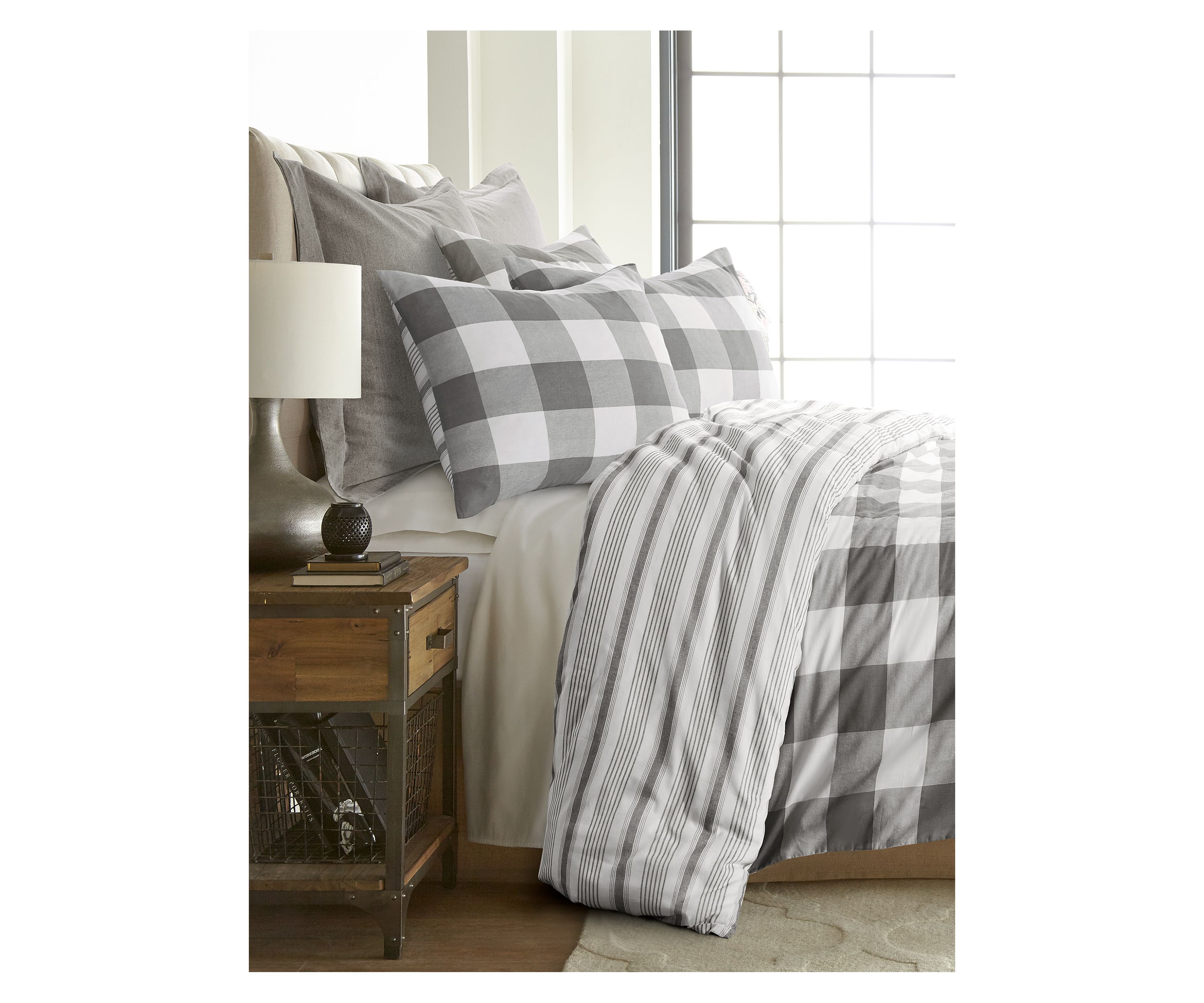 Camden Gray Duvet Set