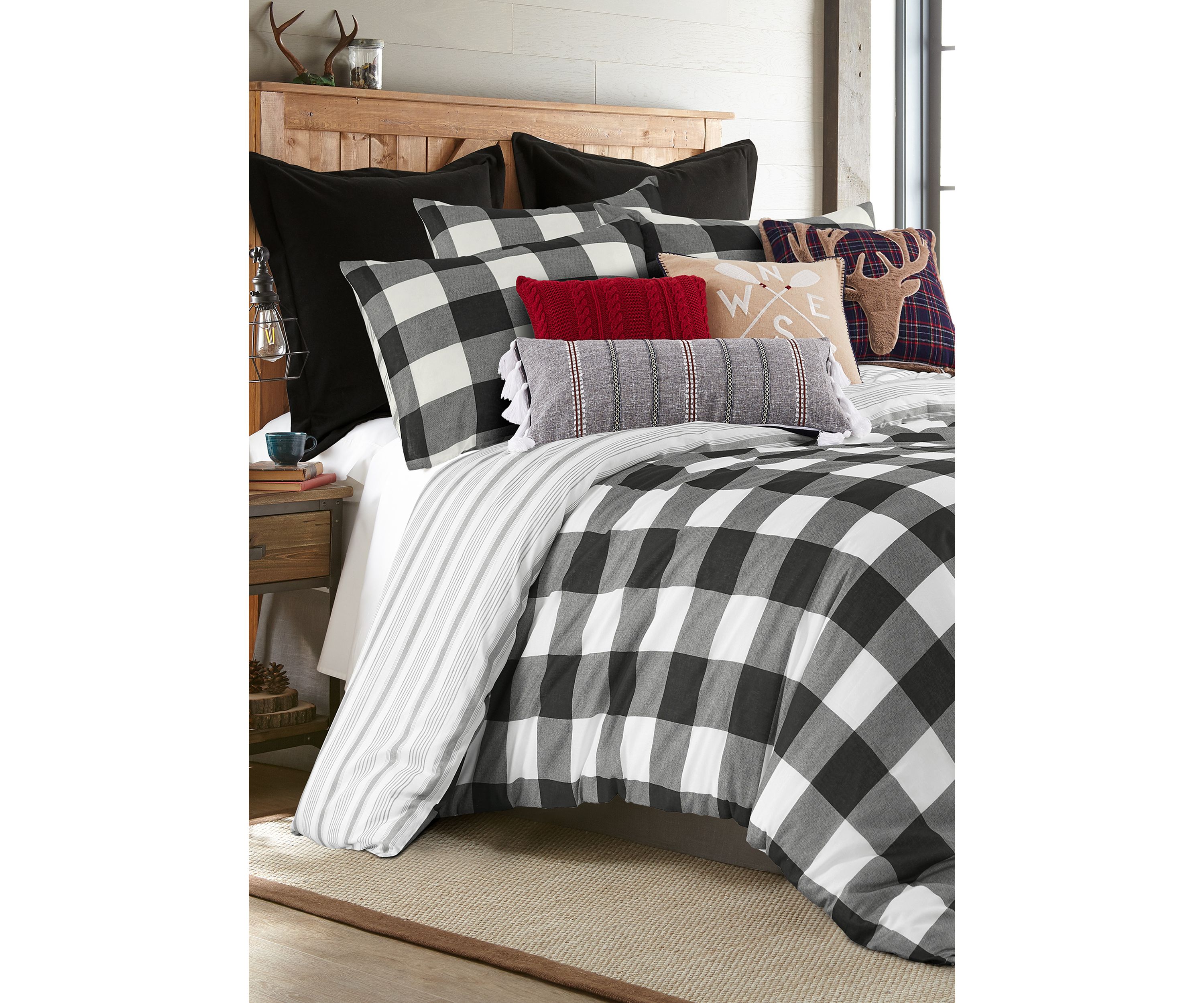 Camden Black Duvet Set