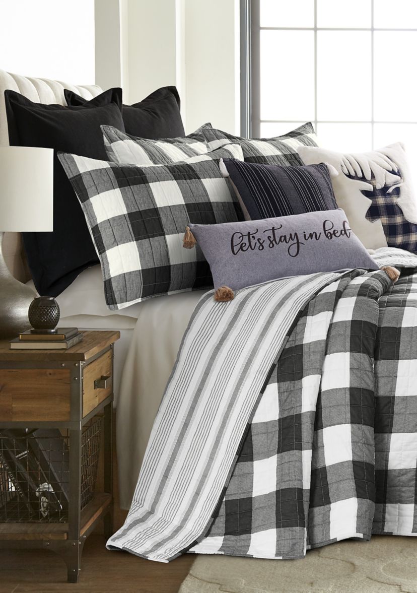 Camden Black Bedspread Set