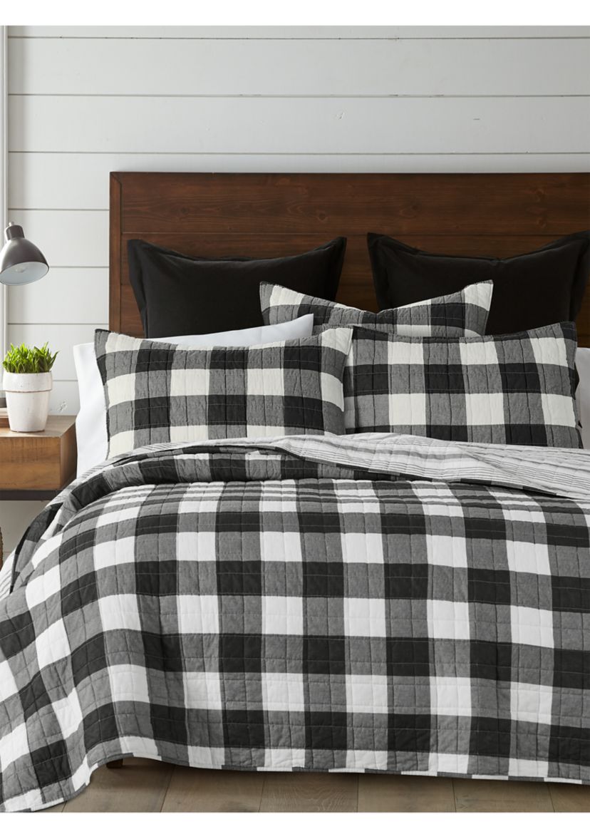 Camden Black Bedspread Set