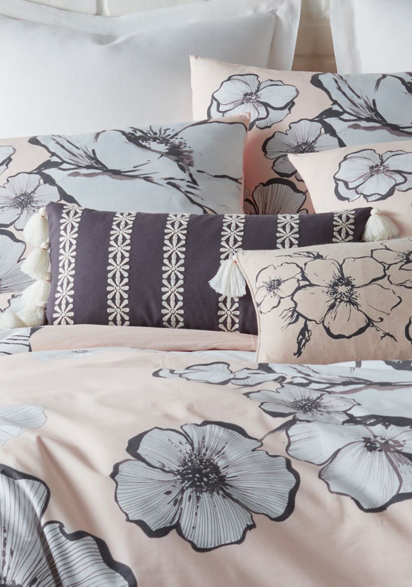 Floral Stitching Petal Pillow