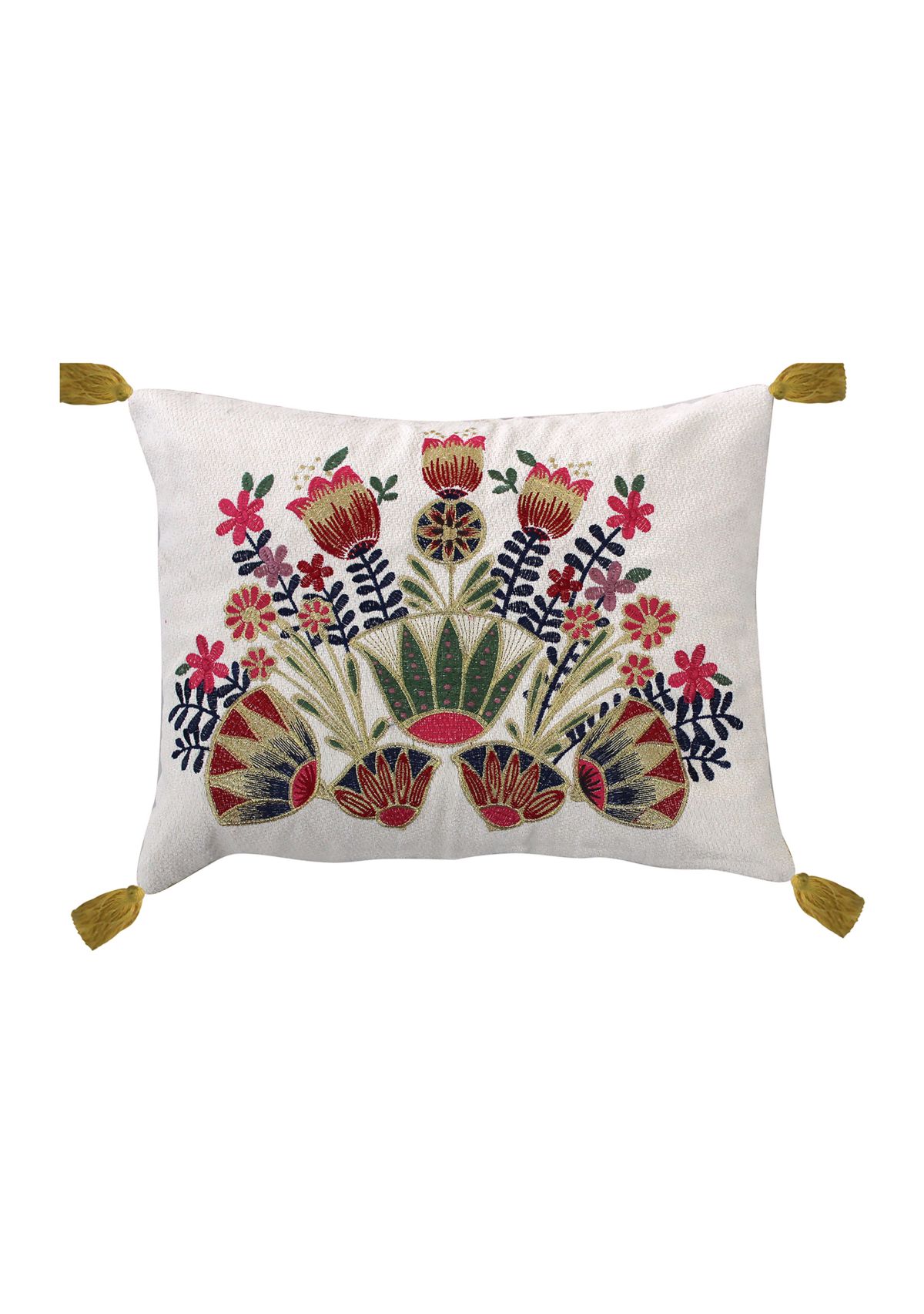 Delissa Velvet Multi Embroidered pillow