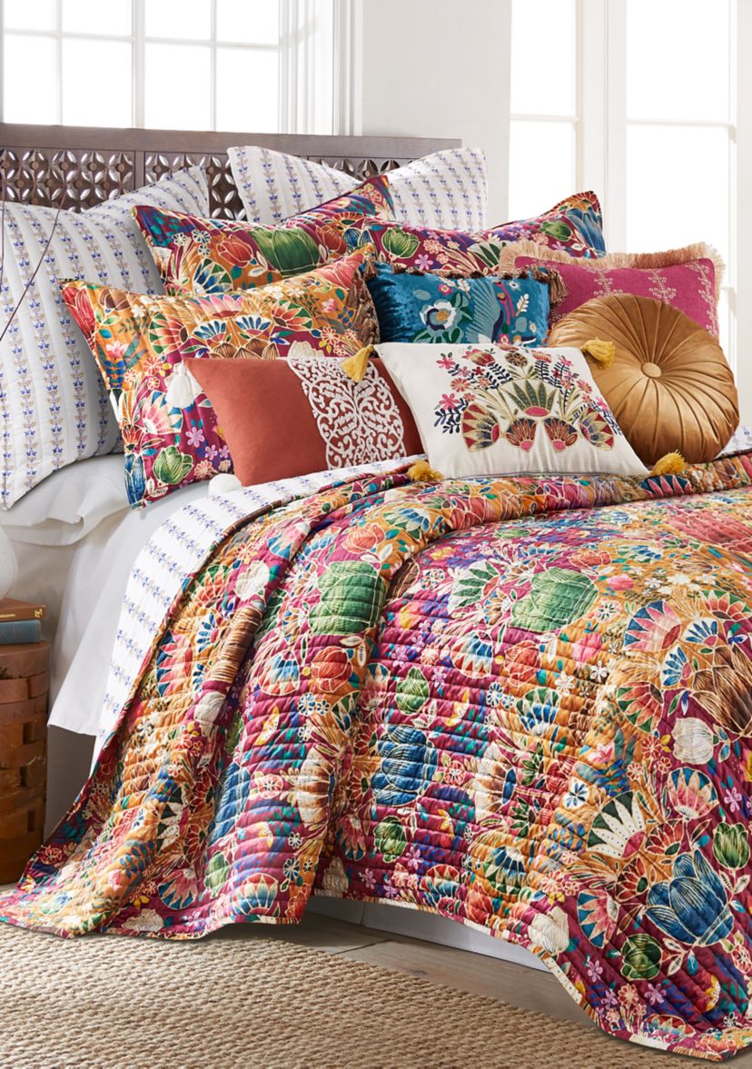 Delissa Velvet Multi Embroidered pillow