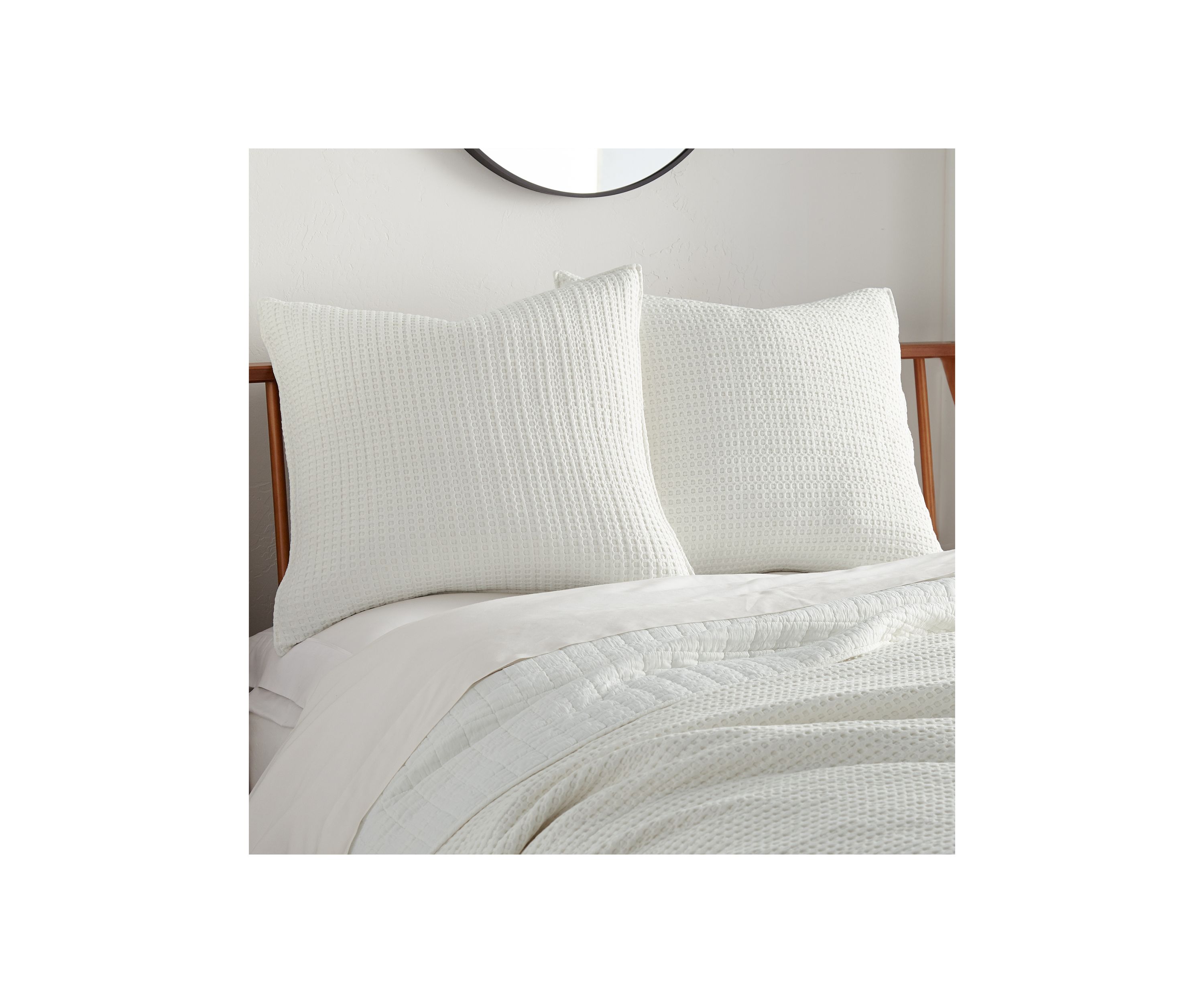 Mills Waffle Euro Sham 2pk