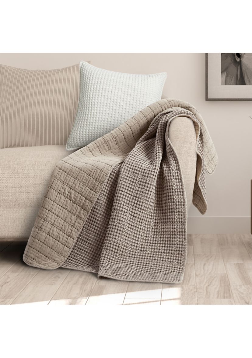 Mills Waffle Quilted Throw