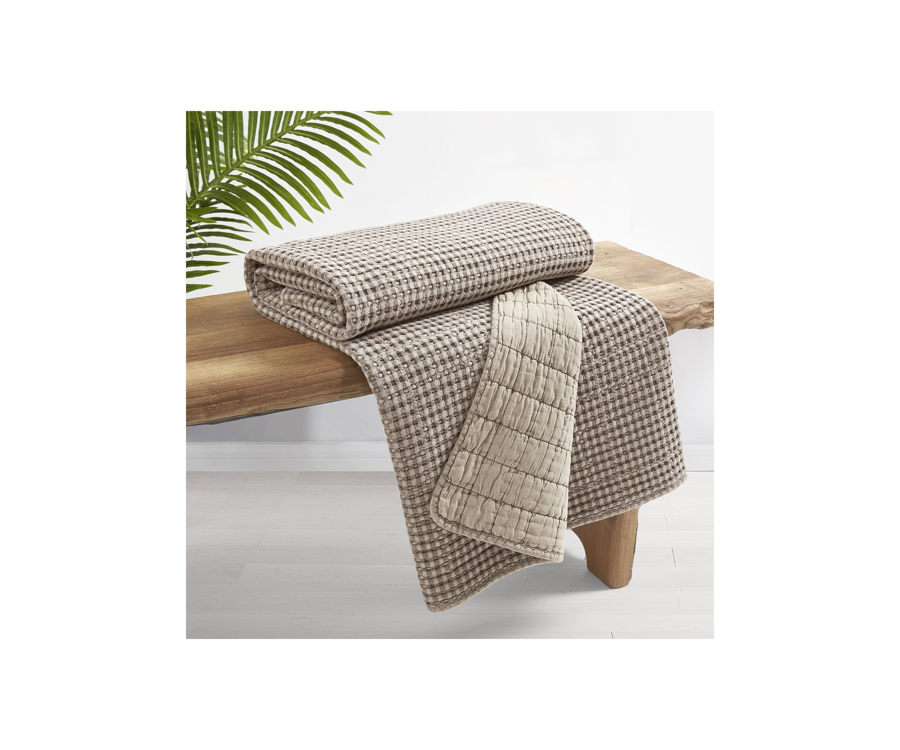 Mills Waffle Quilted Throw