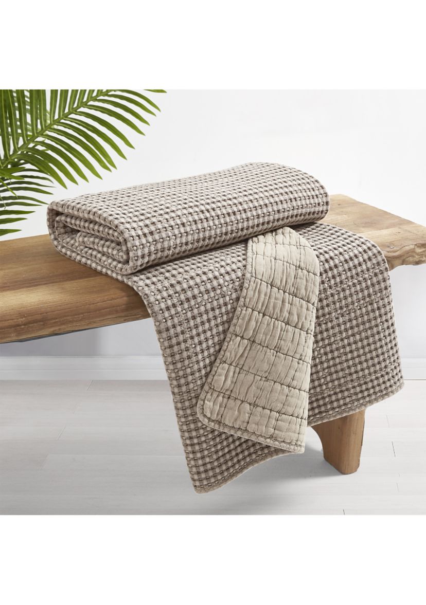 Mills Waffle Quilted Throw