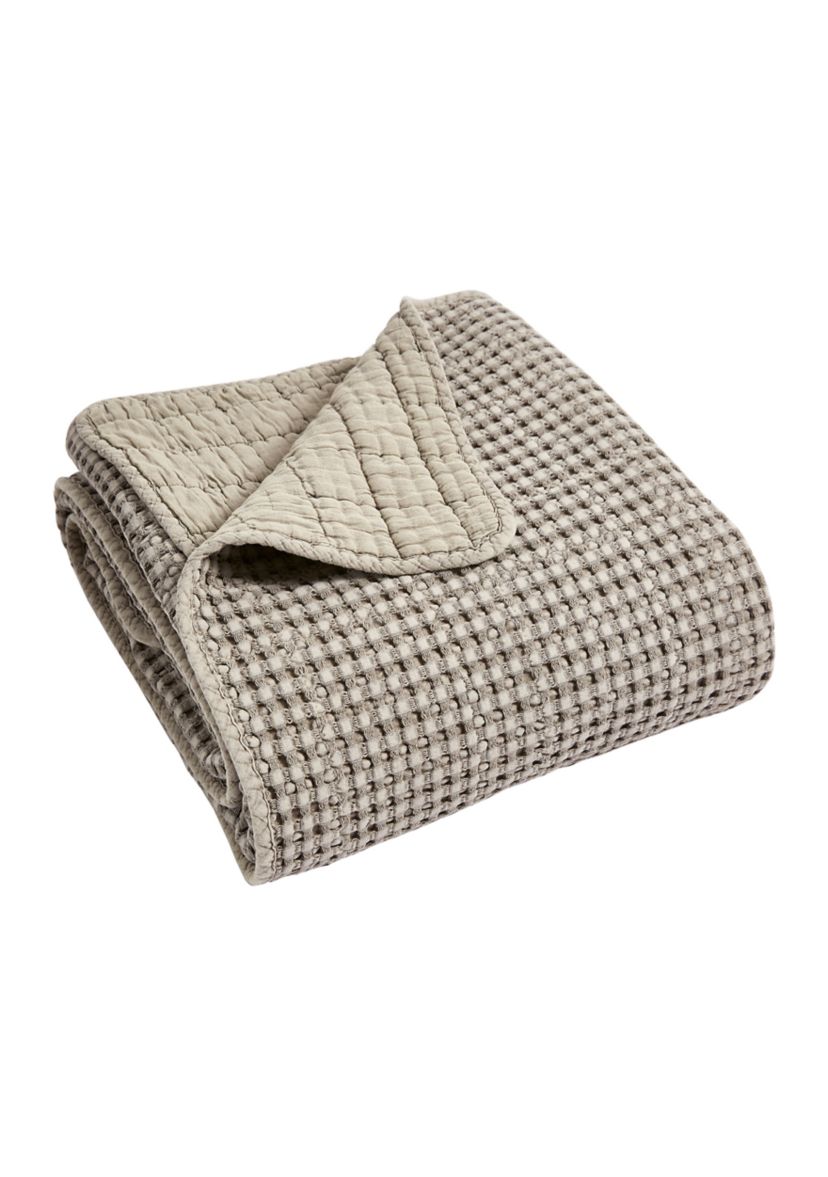 Mills Waffle Quilted Throw