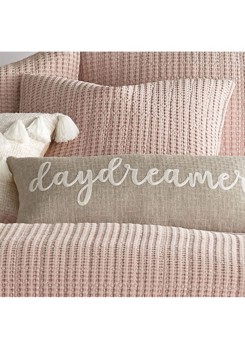 Mills Waffle Square Pillow