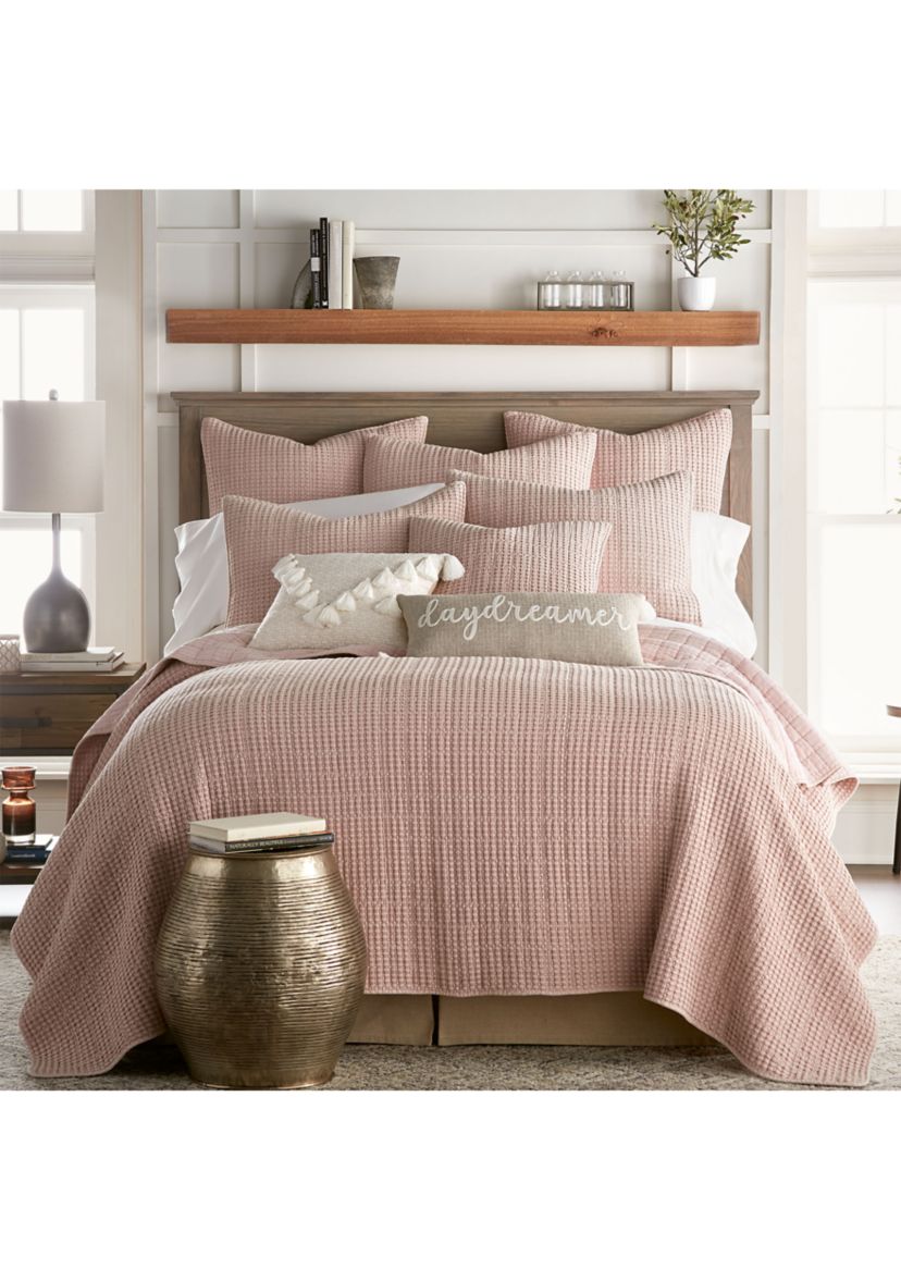 Mills Waffle Square Pillow
