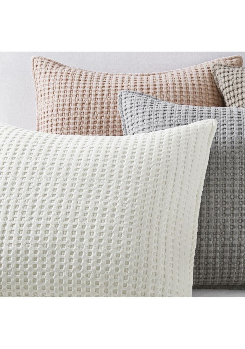 Mills Waffle Square Pillow