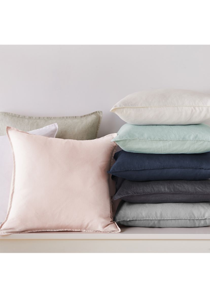 Washed Linen Square Pillow 20x20- set of 2 no inner