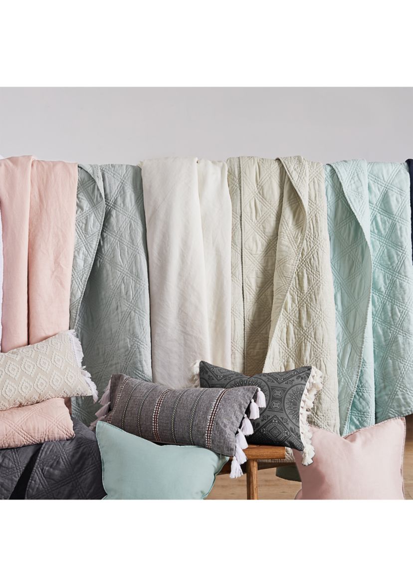 Washed Linen Square Pillow 20x20- set of 2 no inner