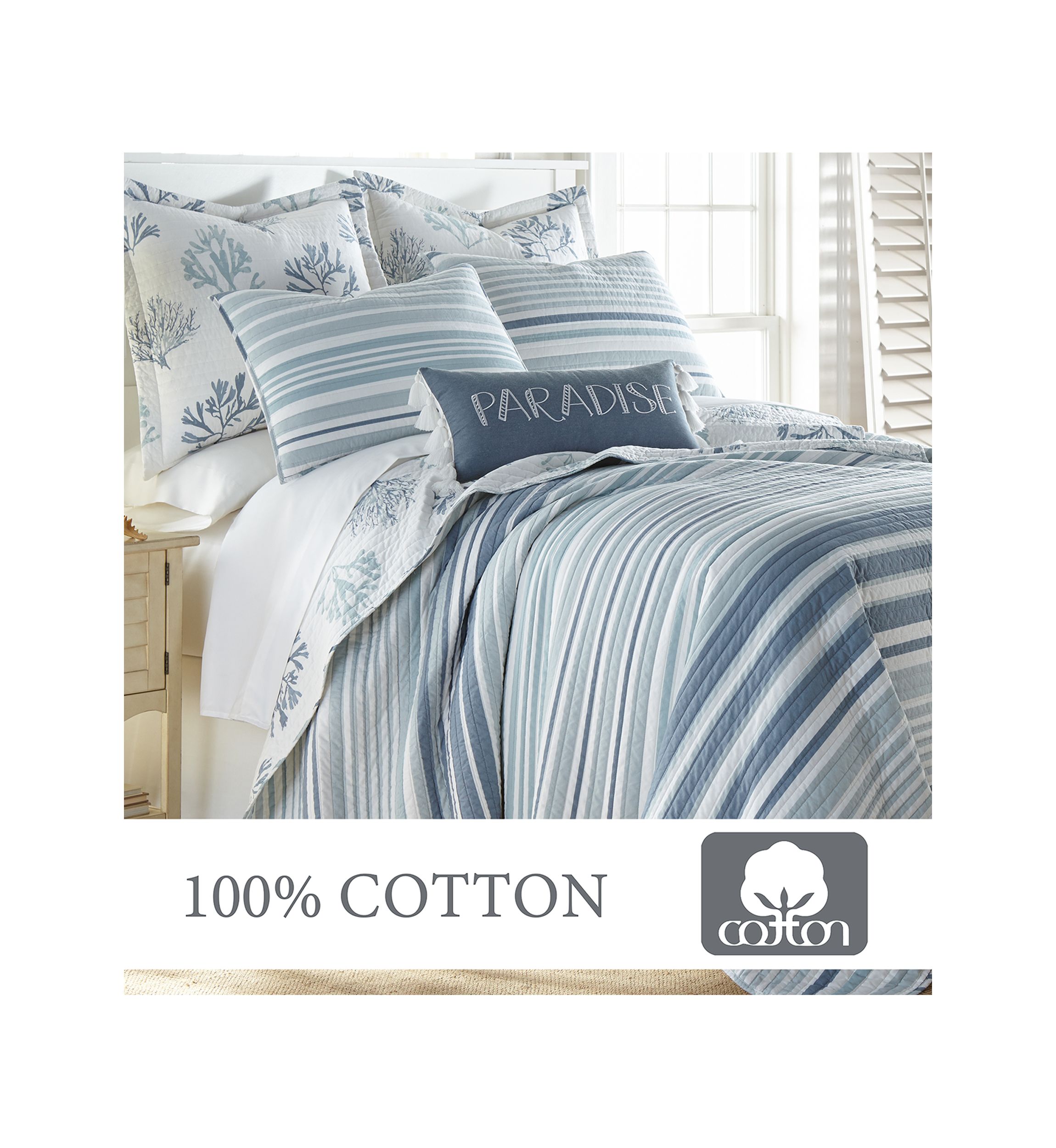 Truro Full/Queen Quilt Set
