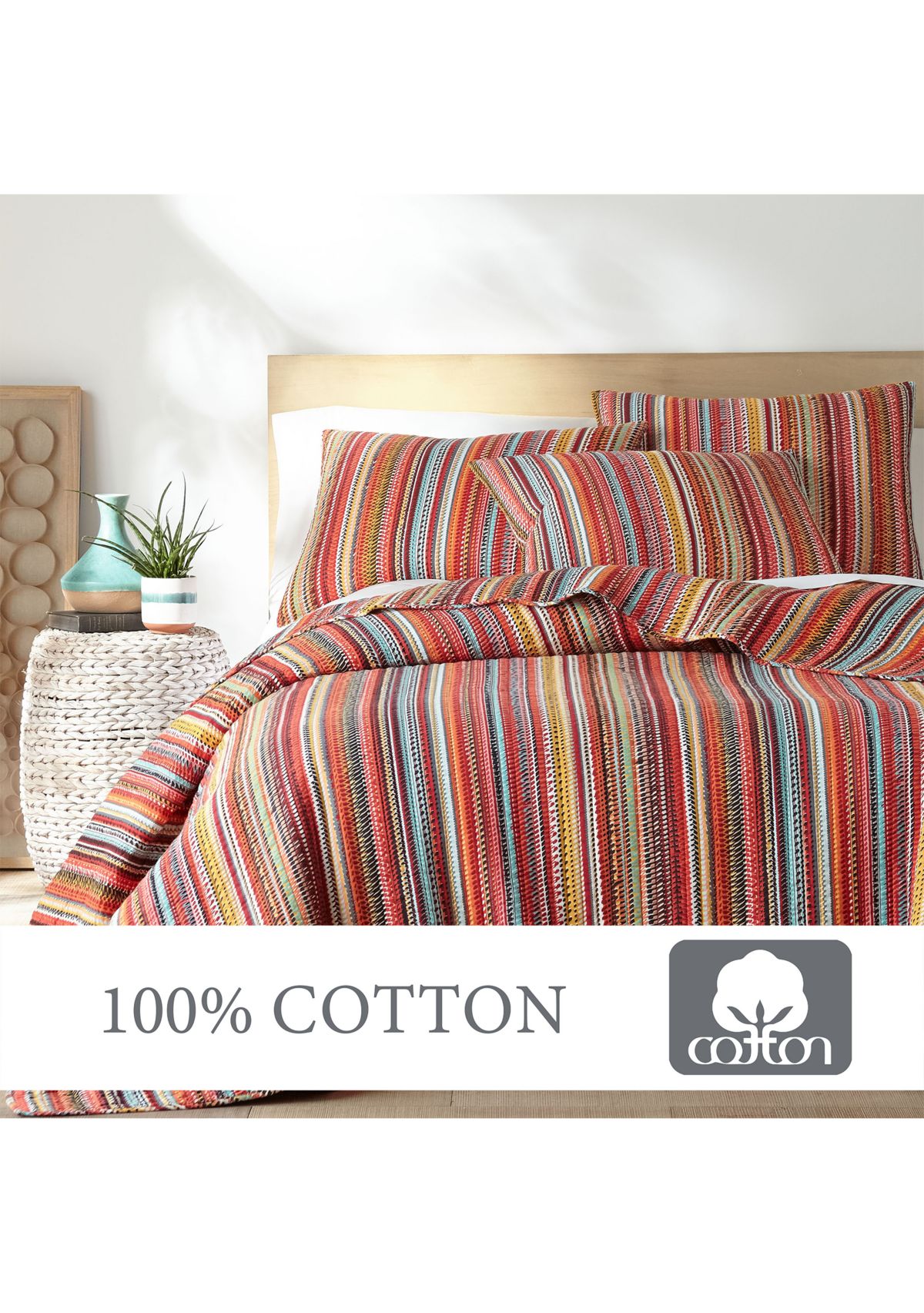  Uluru Stripe Full/Queen Quilt Set