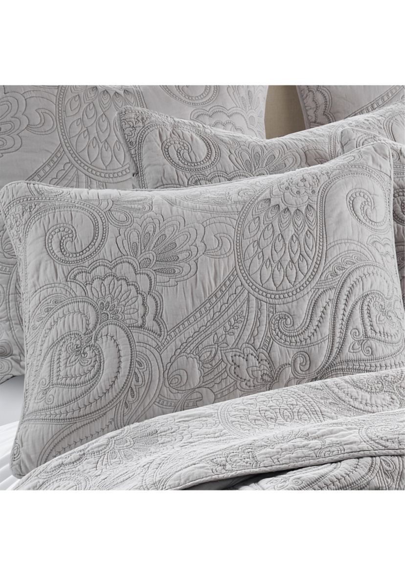 Perla Gray Quilt Set
