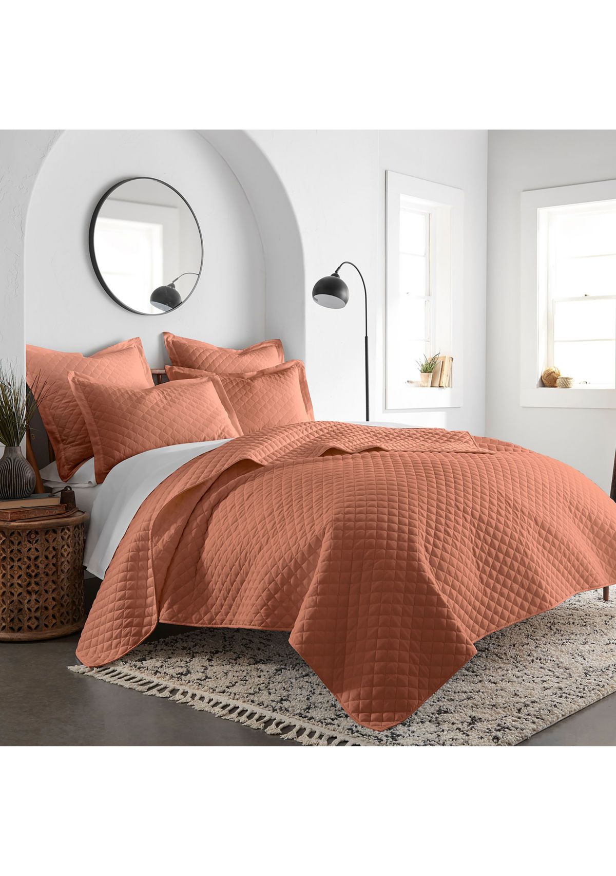 Austin Linen Blend Quilt Set