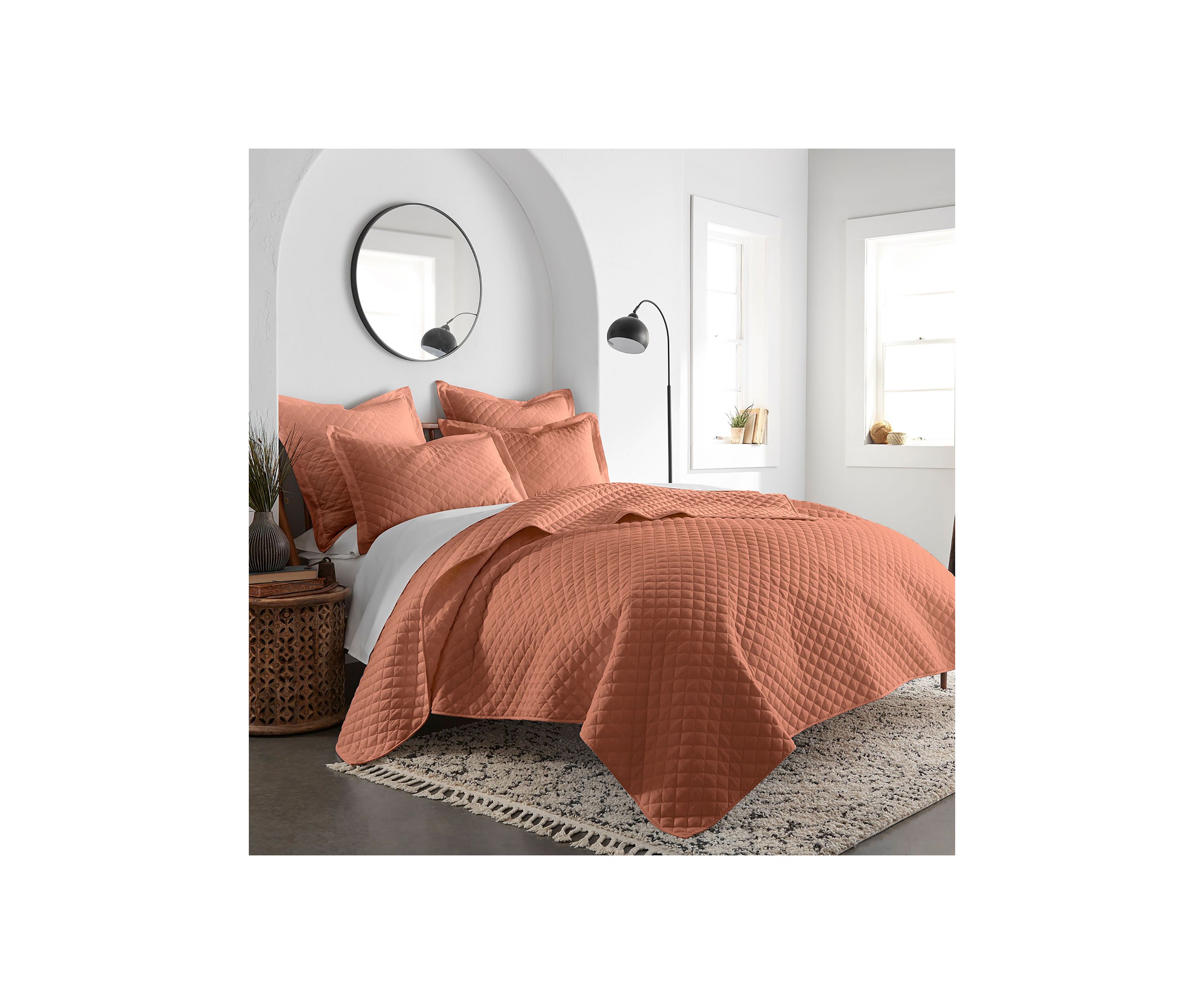 Austin Linen Blend Quilt Set