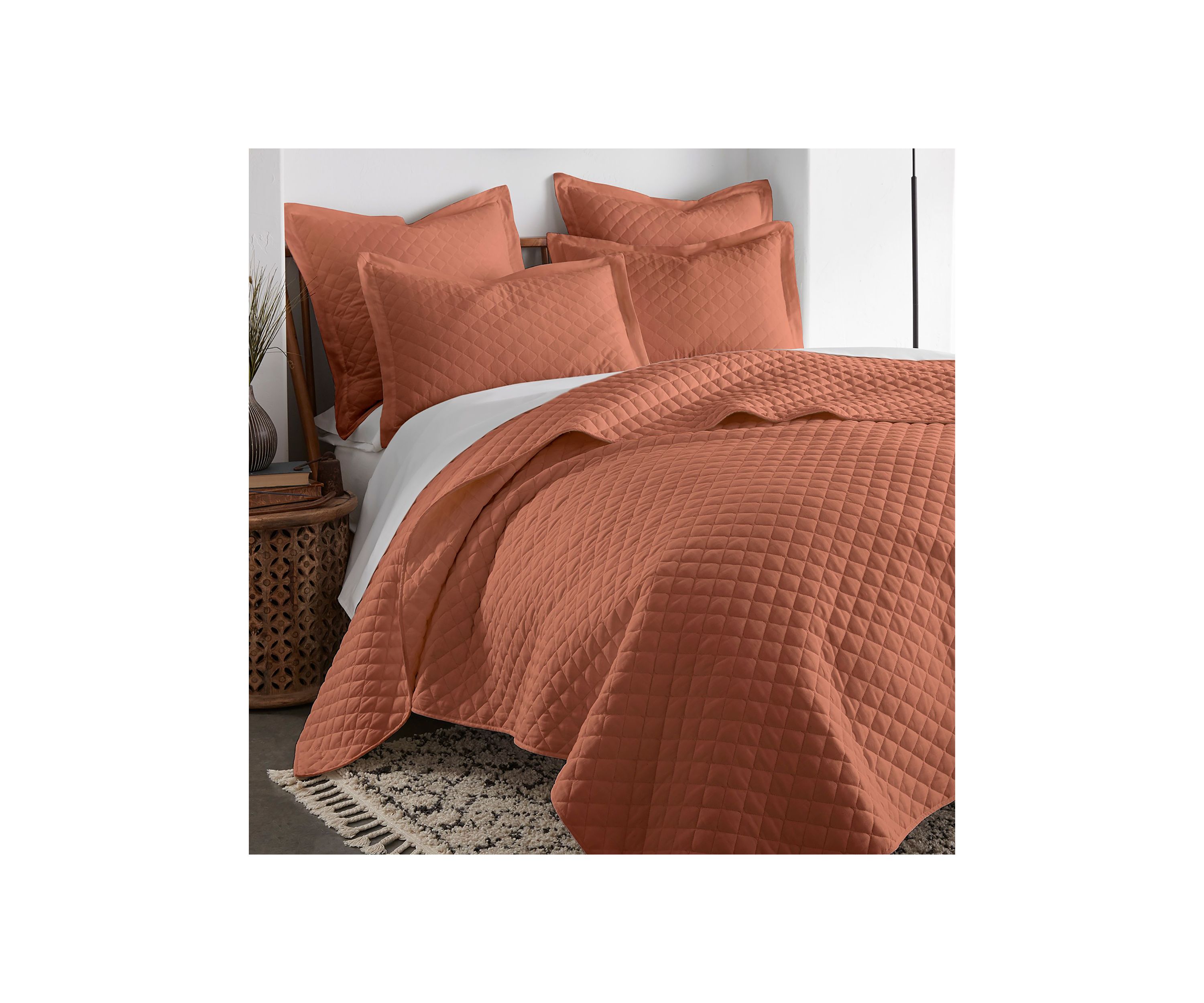Austin Linen Blend Quilt Set