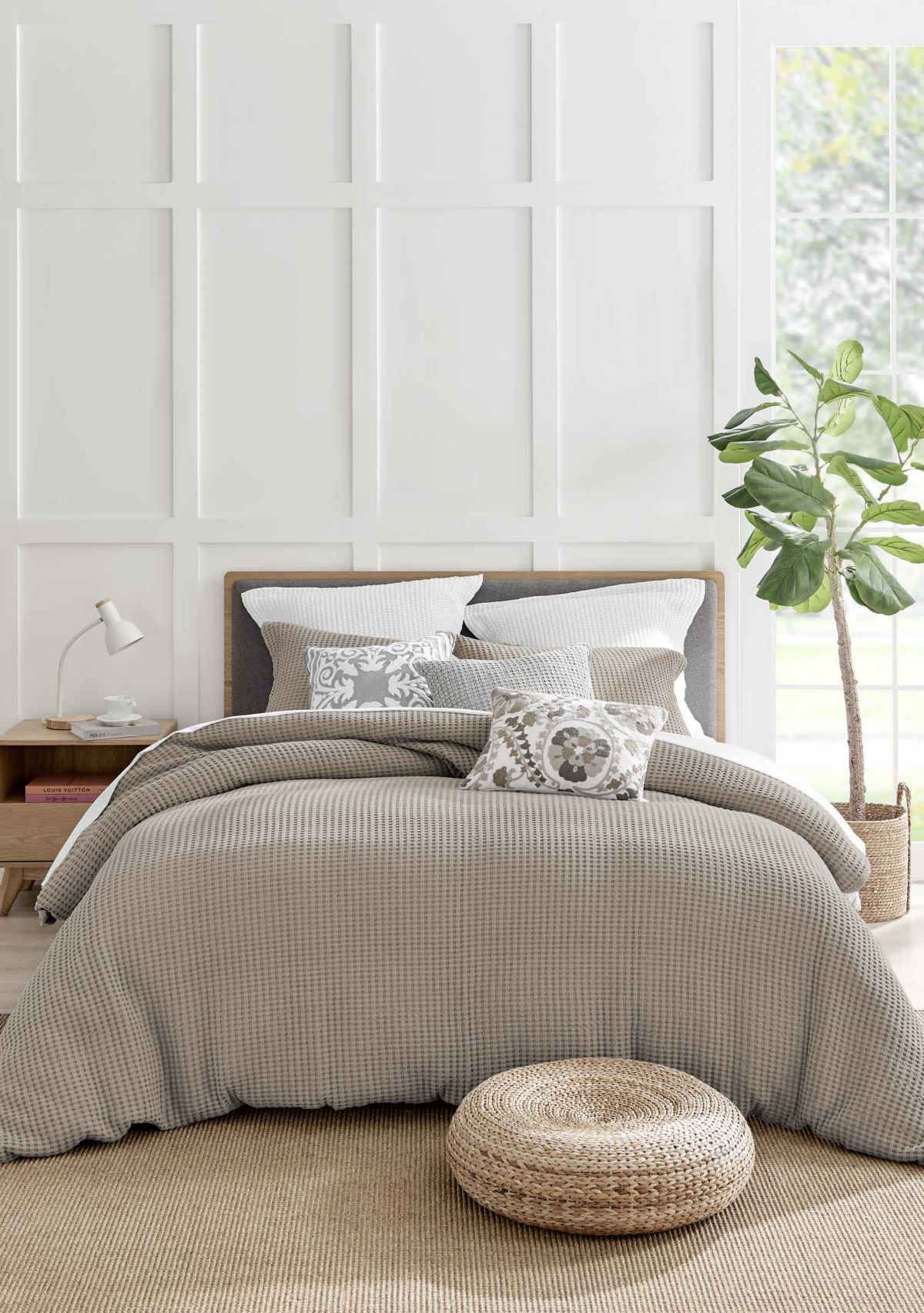 Mills Waffle Duvet Set