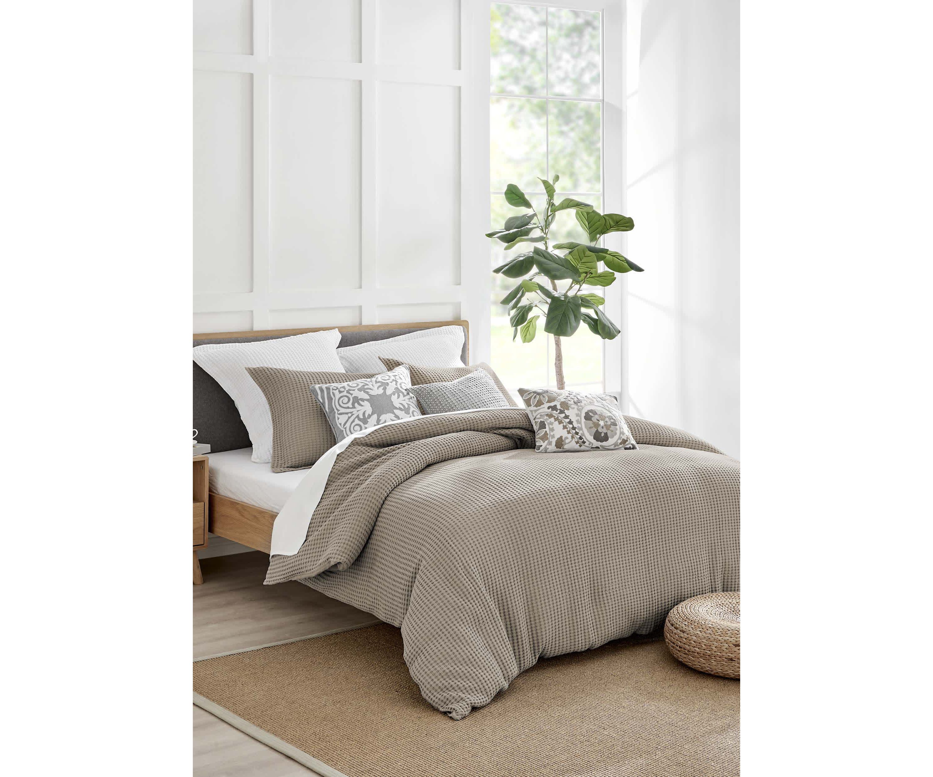 Mills Waffle Duvet Set