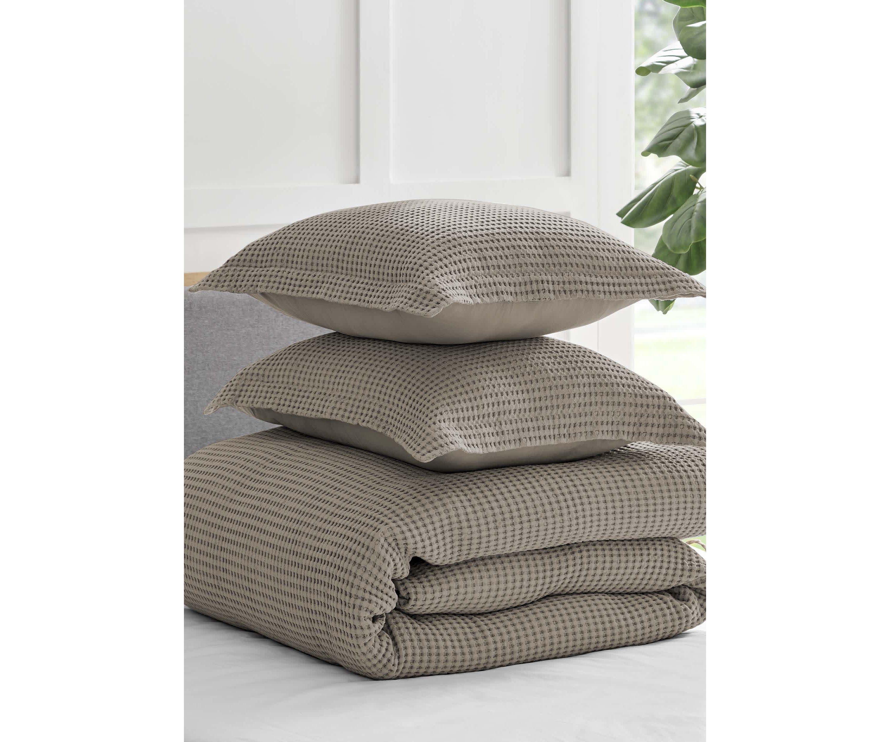 Mills Waffle Duvet Set
