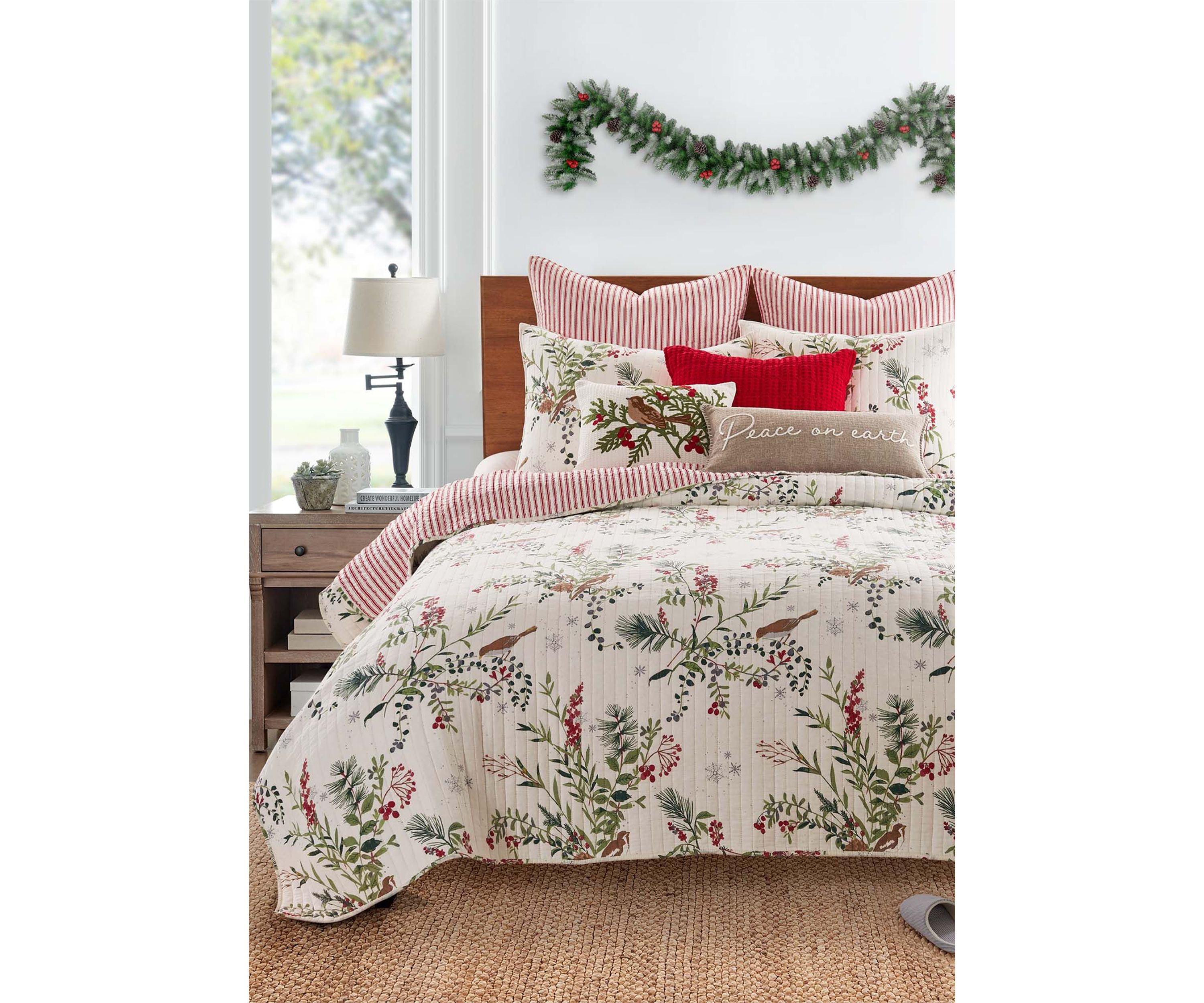 Winterberry Forest King Quilt Set
