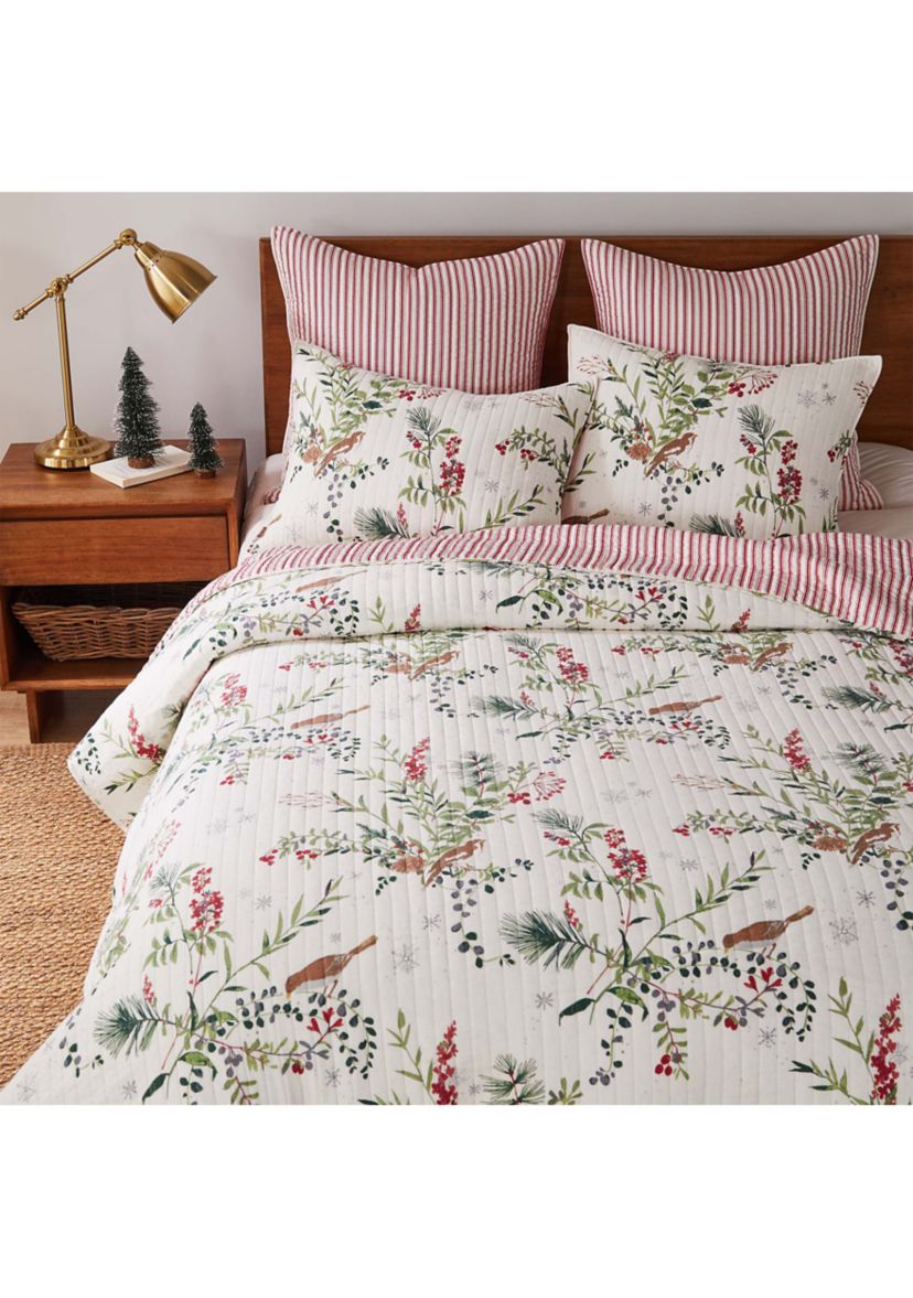 Winterberry Forest King Quilt Set