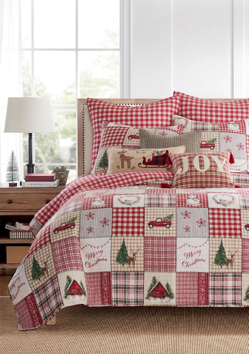 Home For Christmas Twin Quilt Set