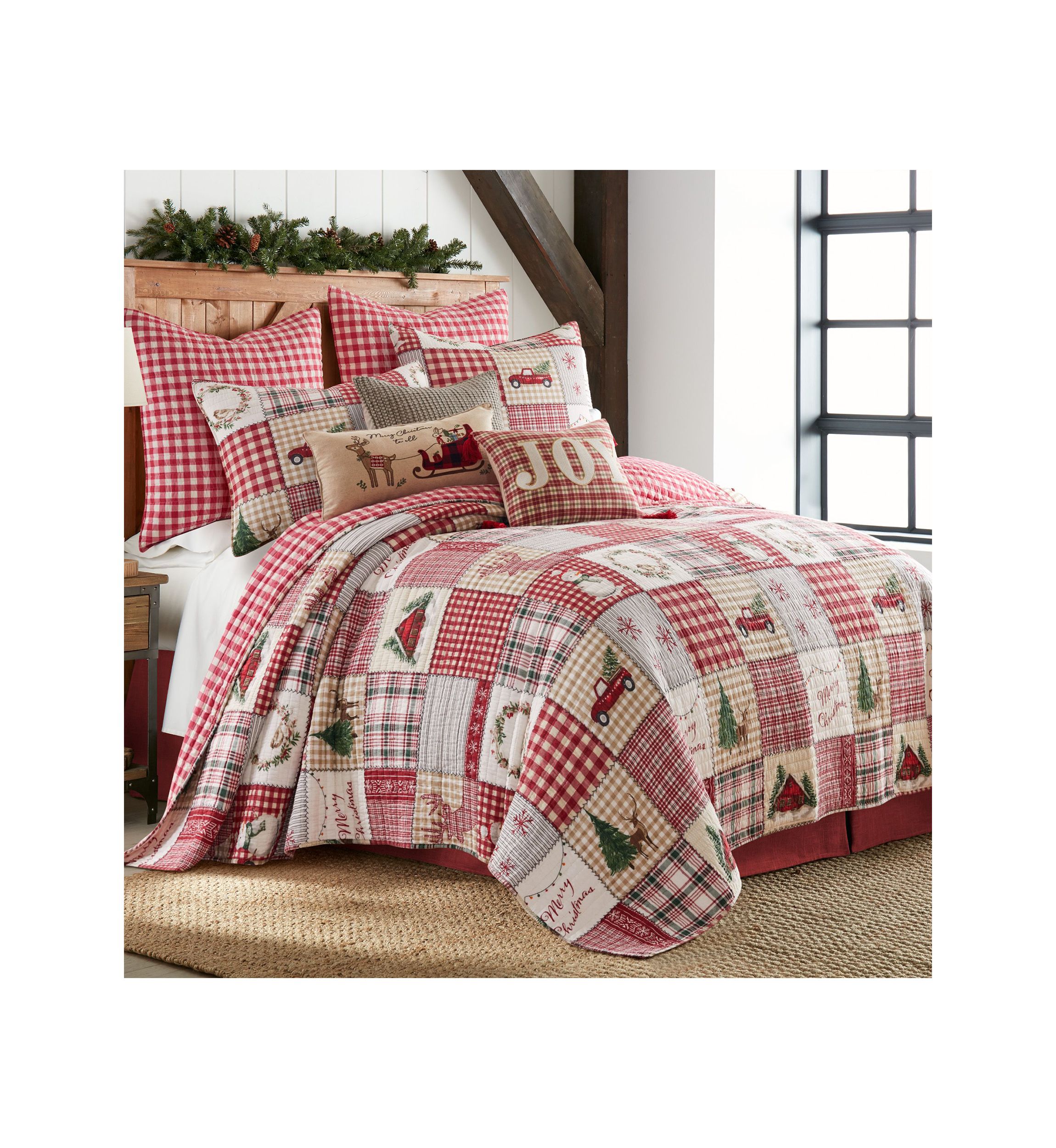 Home For Christmas Twin Quilt Set