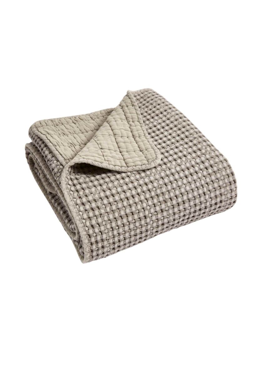 Mills Waffle Quilted Throw