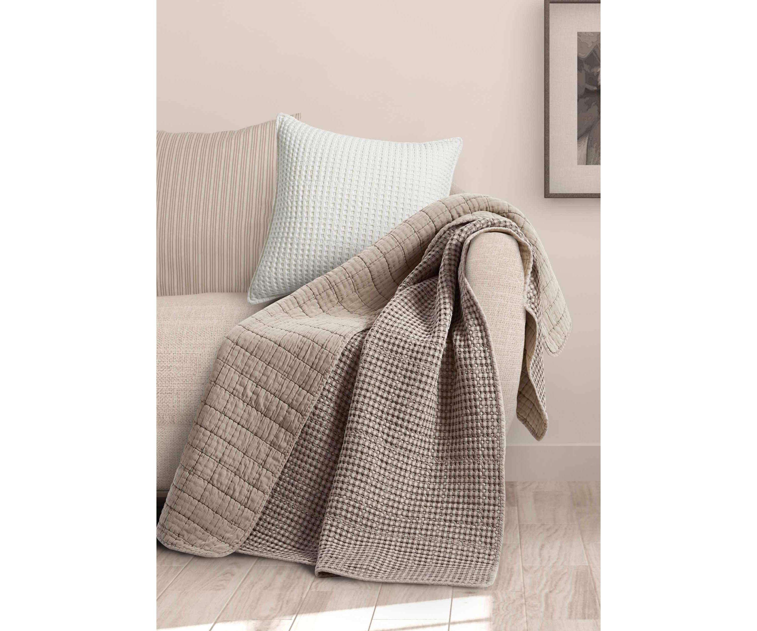 Mills Waffle Quilted Throw