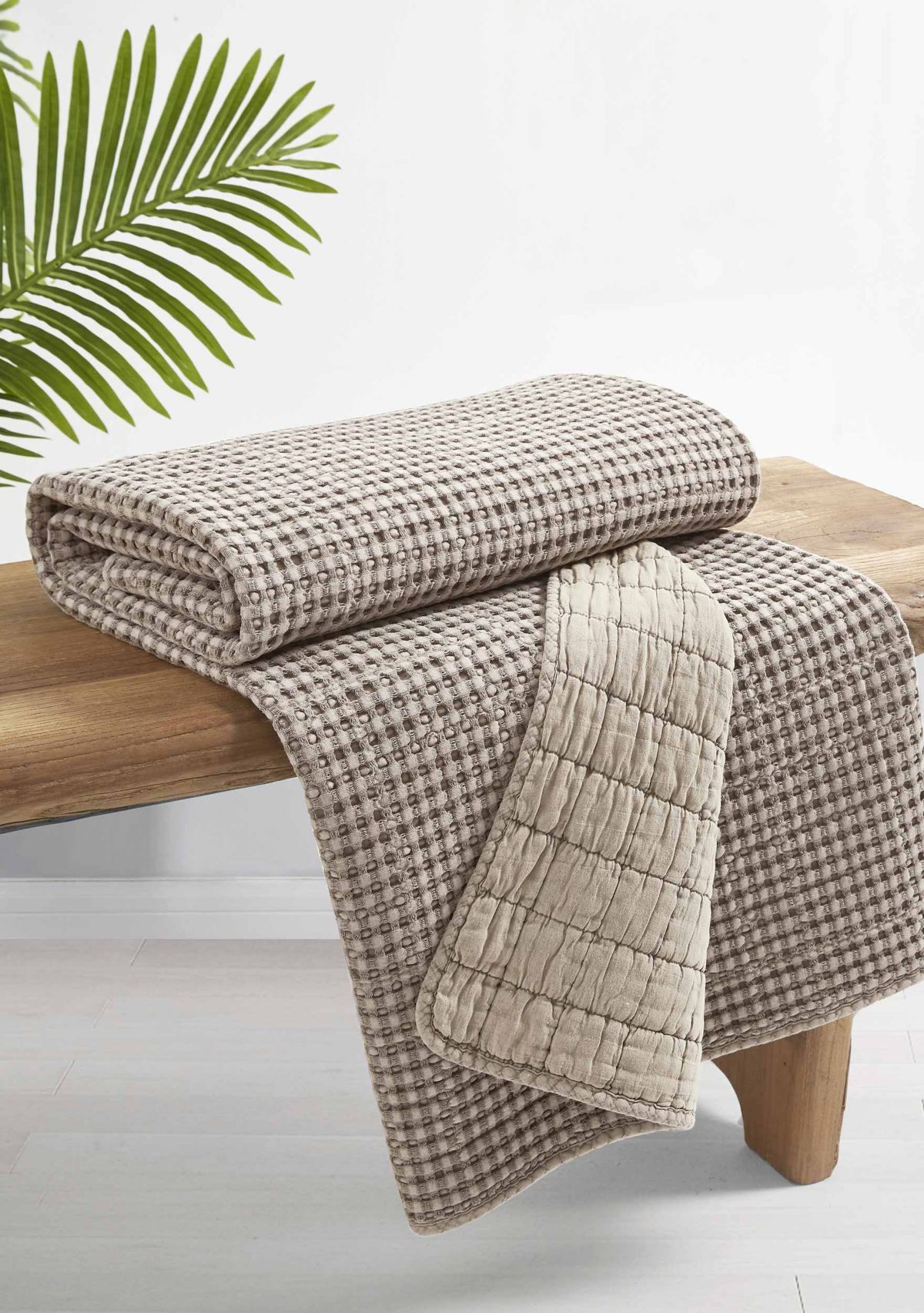Mills Waffle Quilted Throw