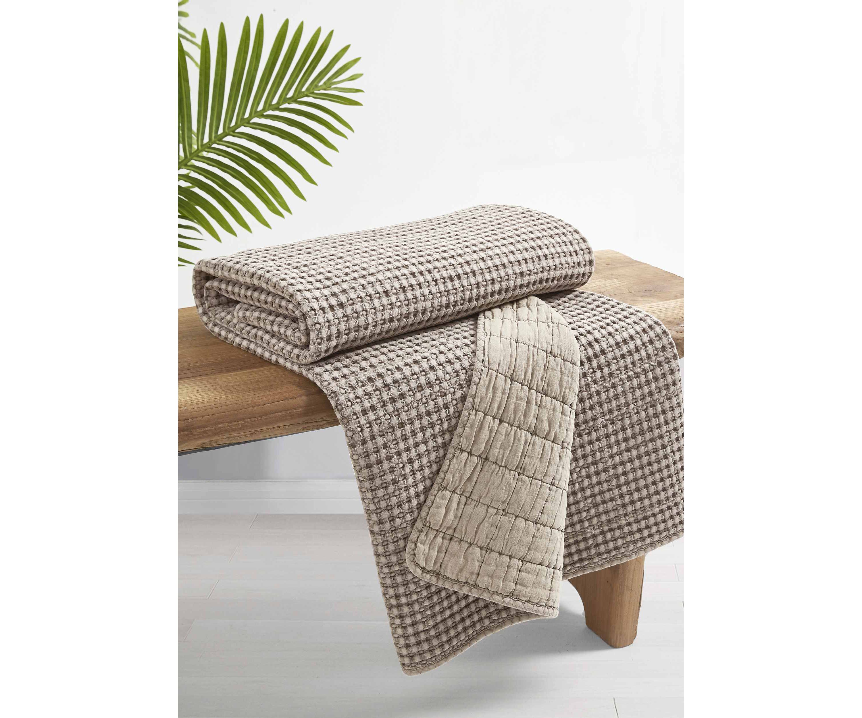 Mills Waffle Quilted Throw