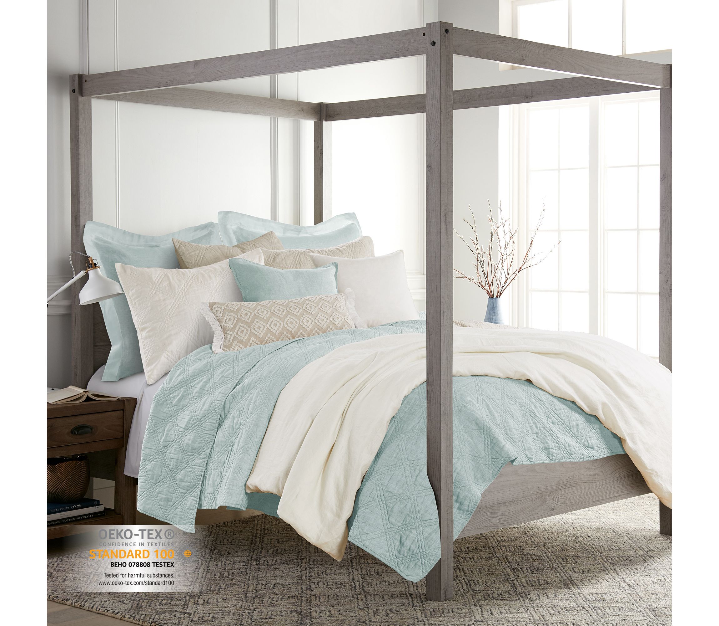 Camden Navy Twin Duvet Set