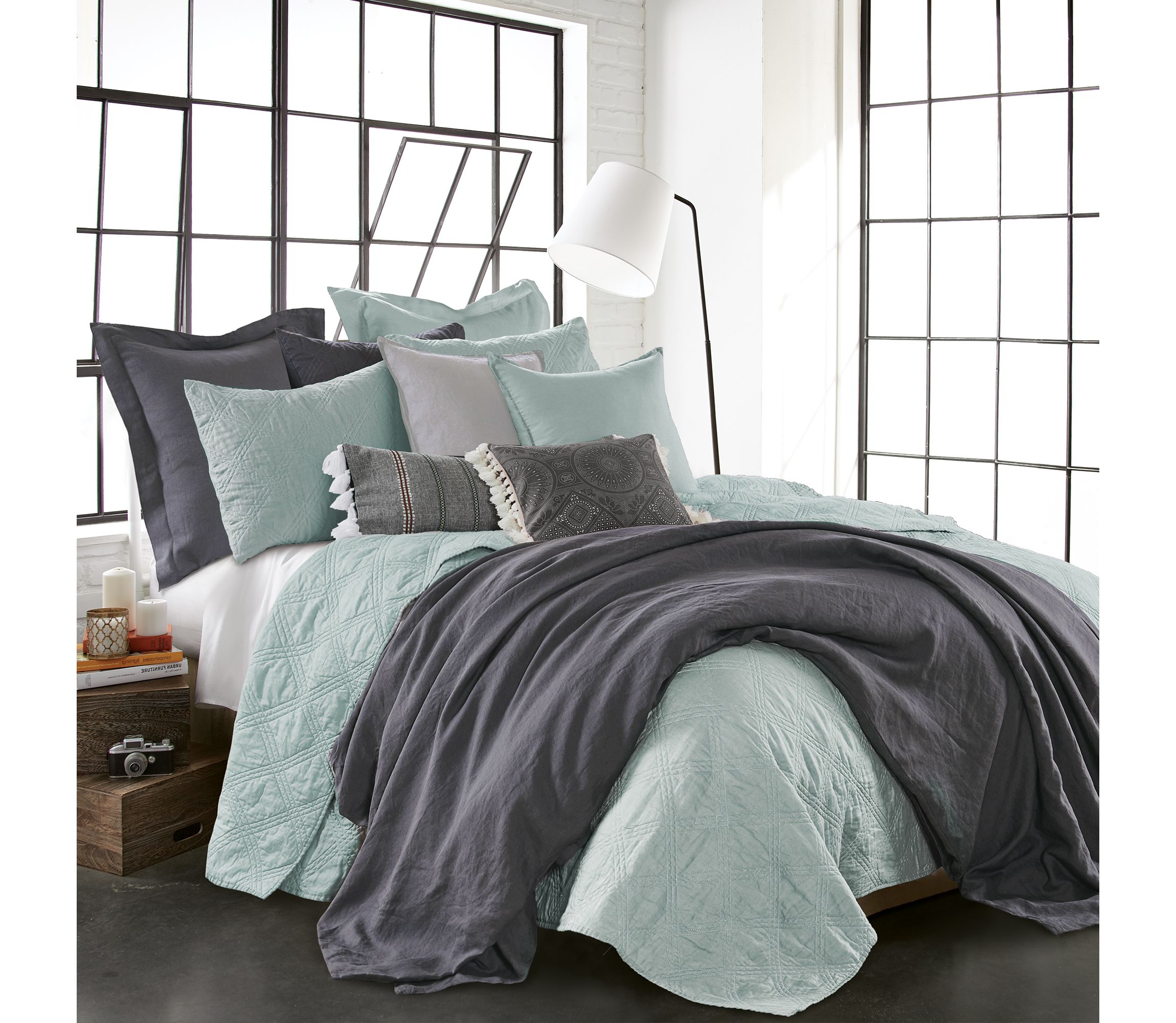 Camden Navy Twin Duvet Set