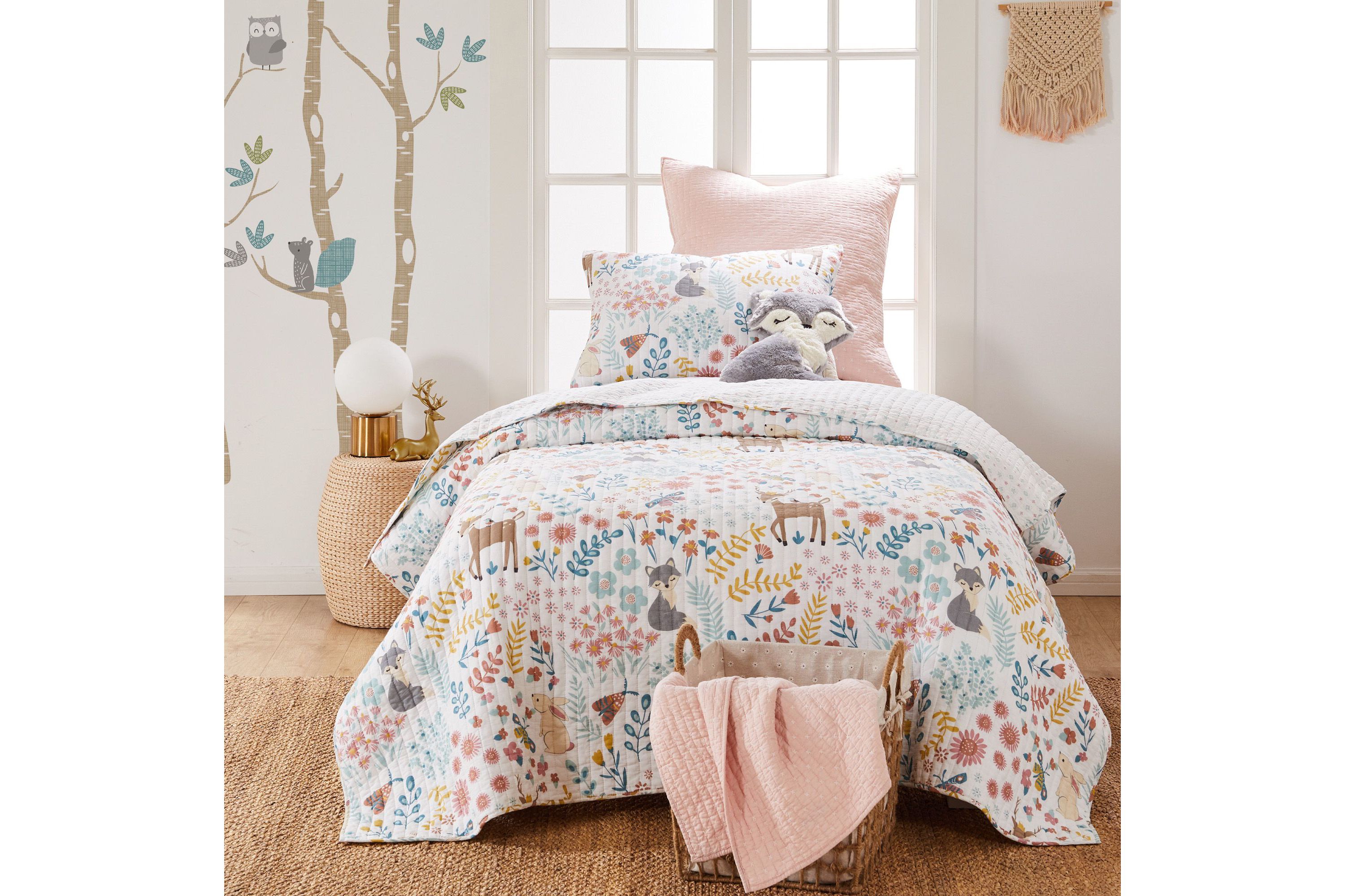 Fancy Forest Twin Quilt Set