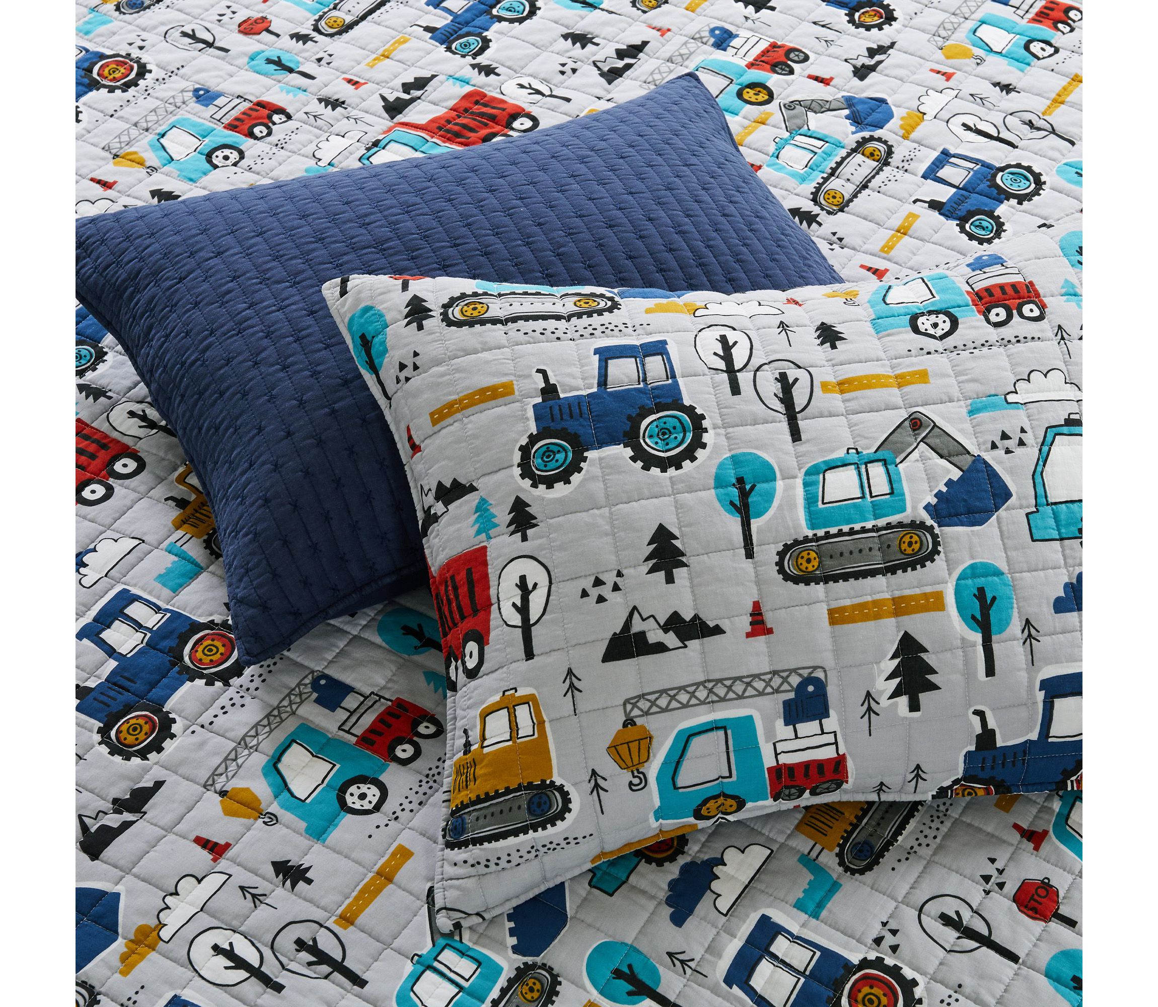 Mod Trucks Twin Quilt Set