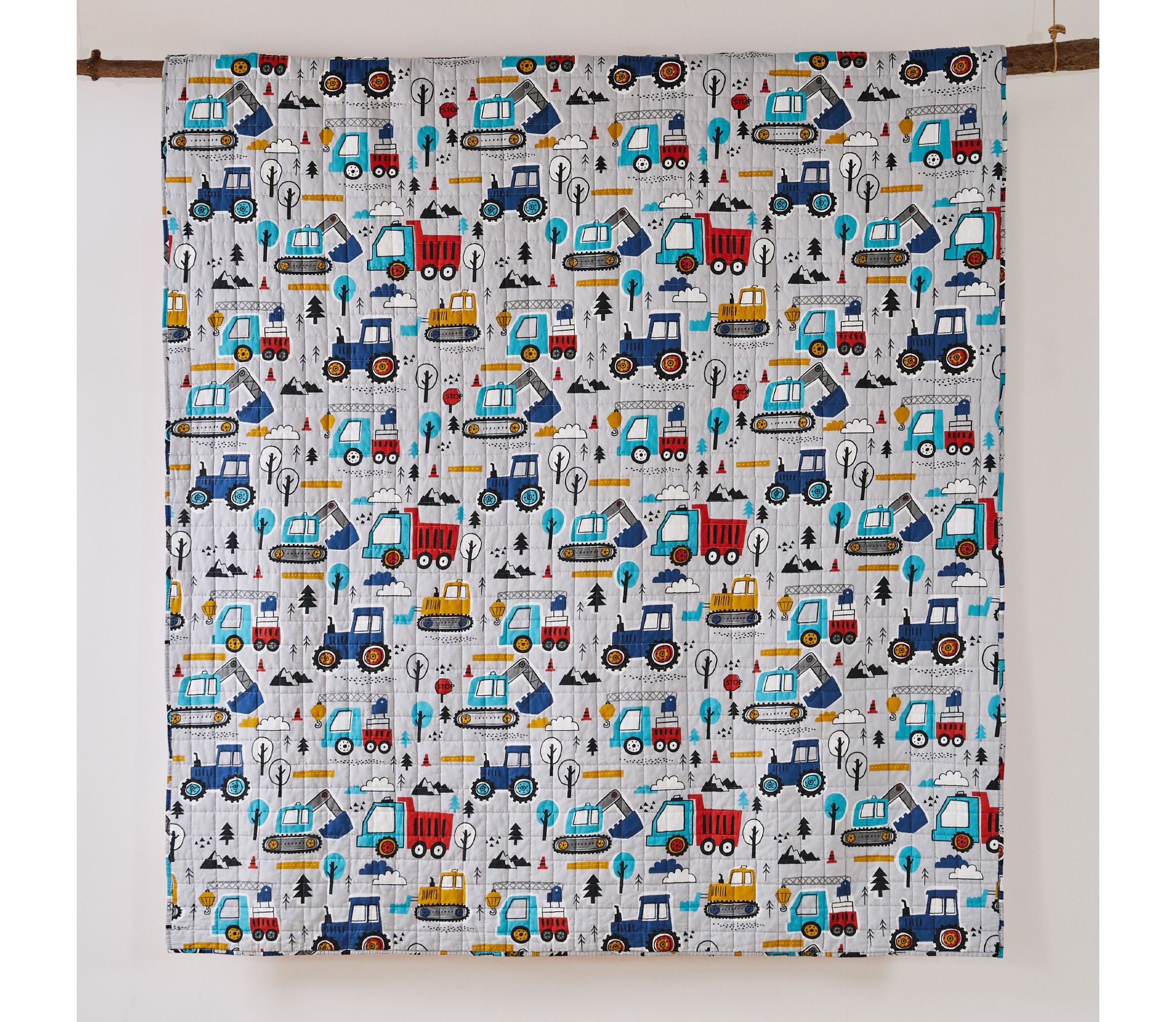 Mod Trucks Twin Quilt Set