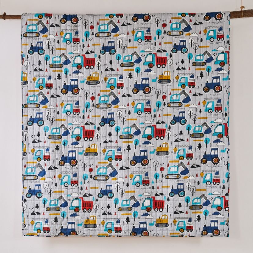 Mod Trucks Twin Quilt Set