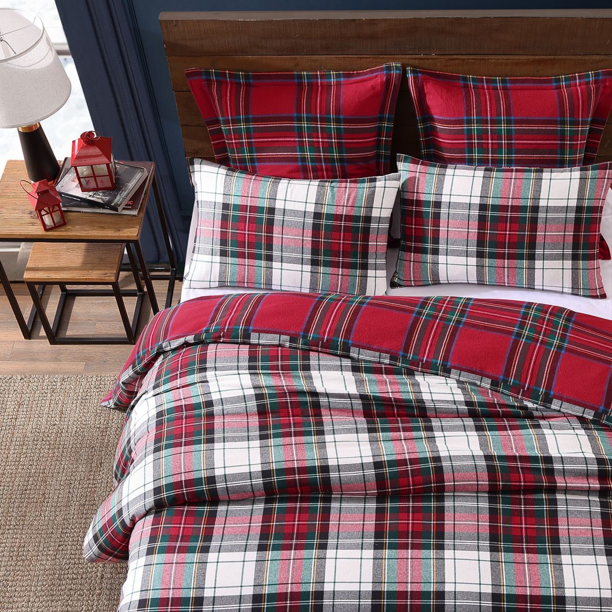 Spencer Plaid Flannel Duvet Cover Set