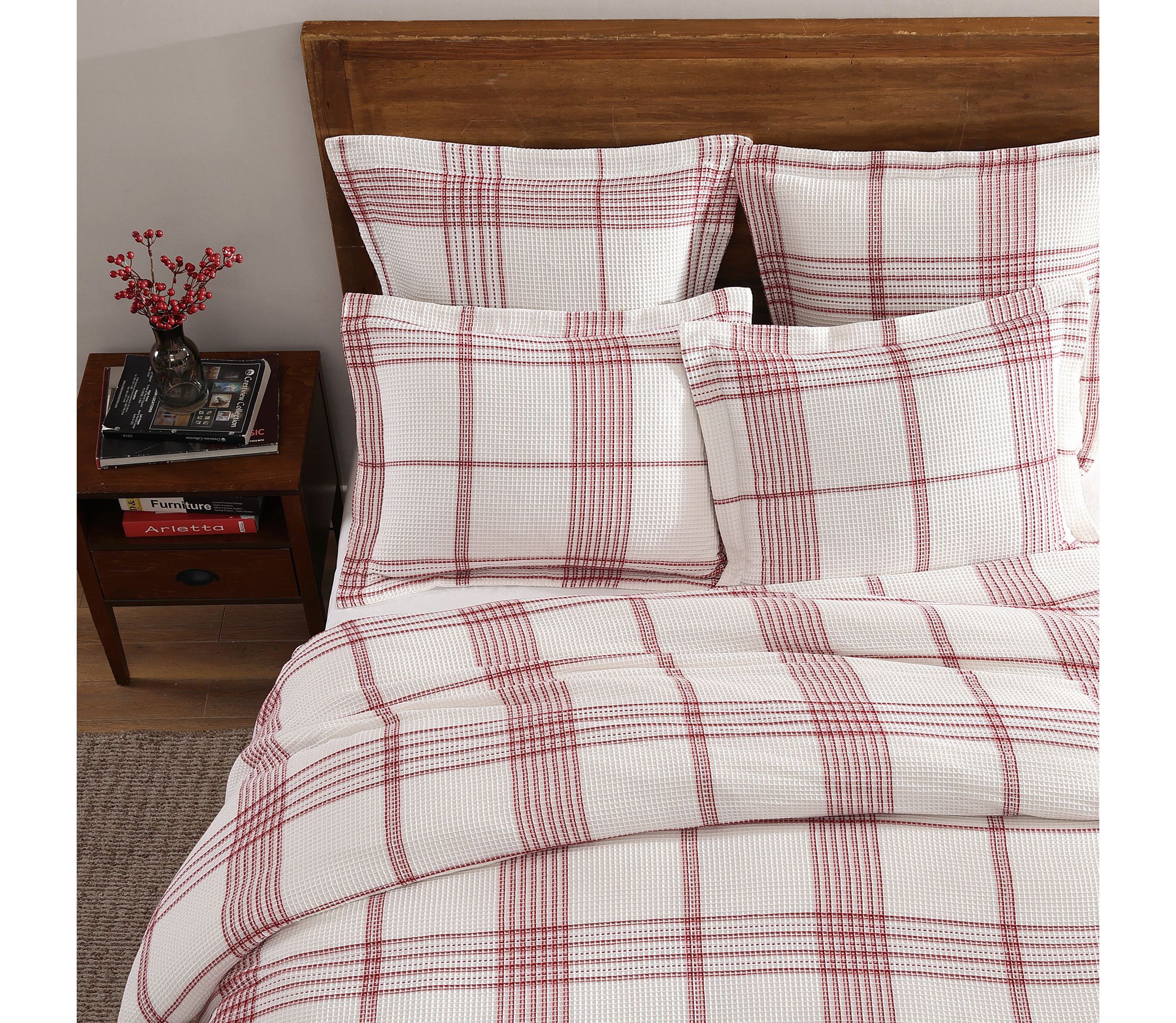 Peppermint Plaid Comforter Set