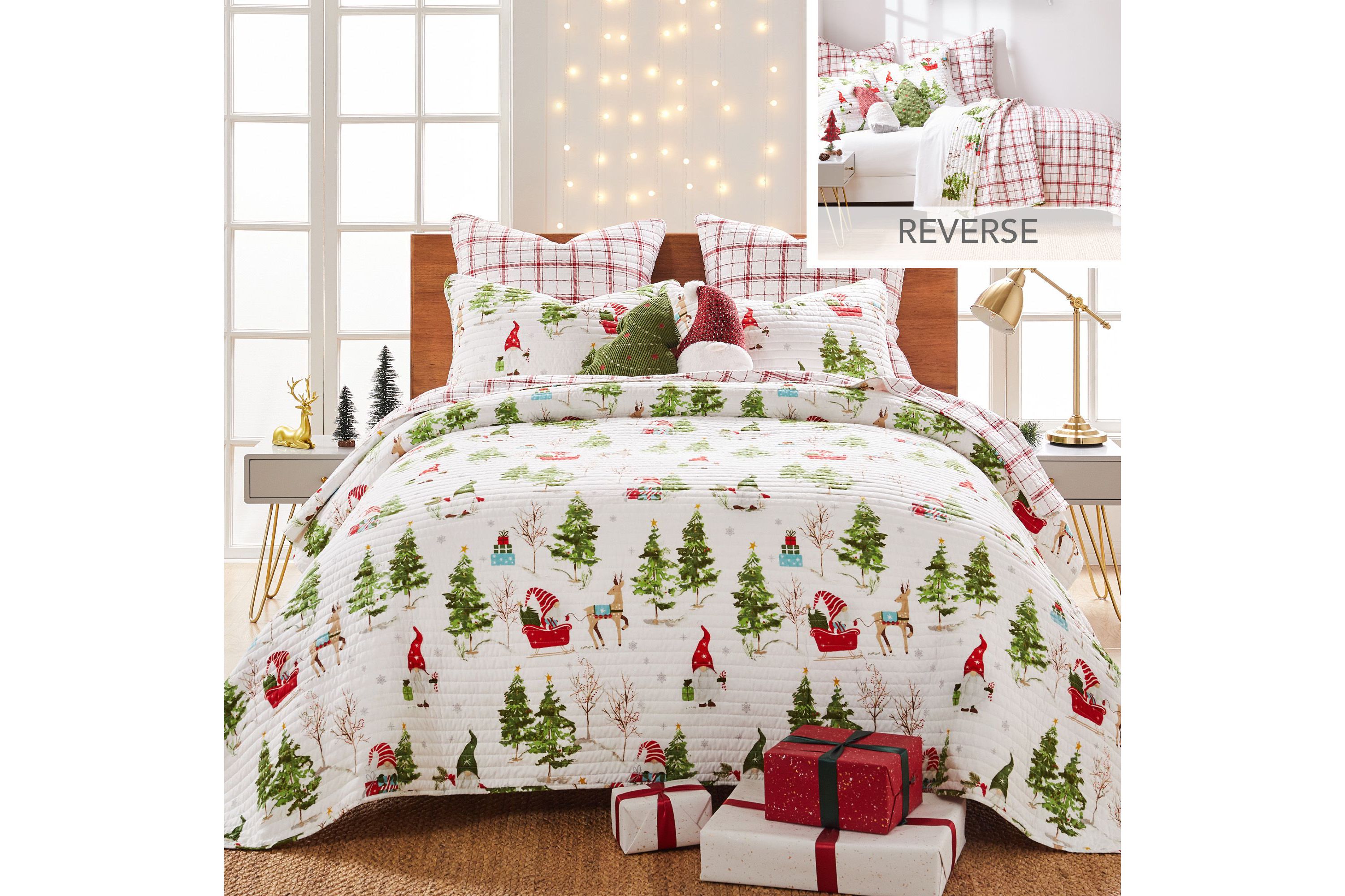 Gnome Forest Quilt Set