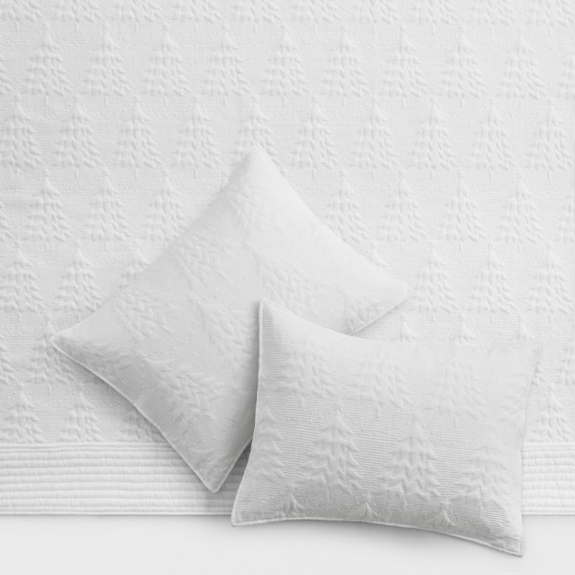 O Christmas Tree White Quilt Set