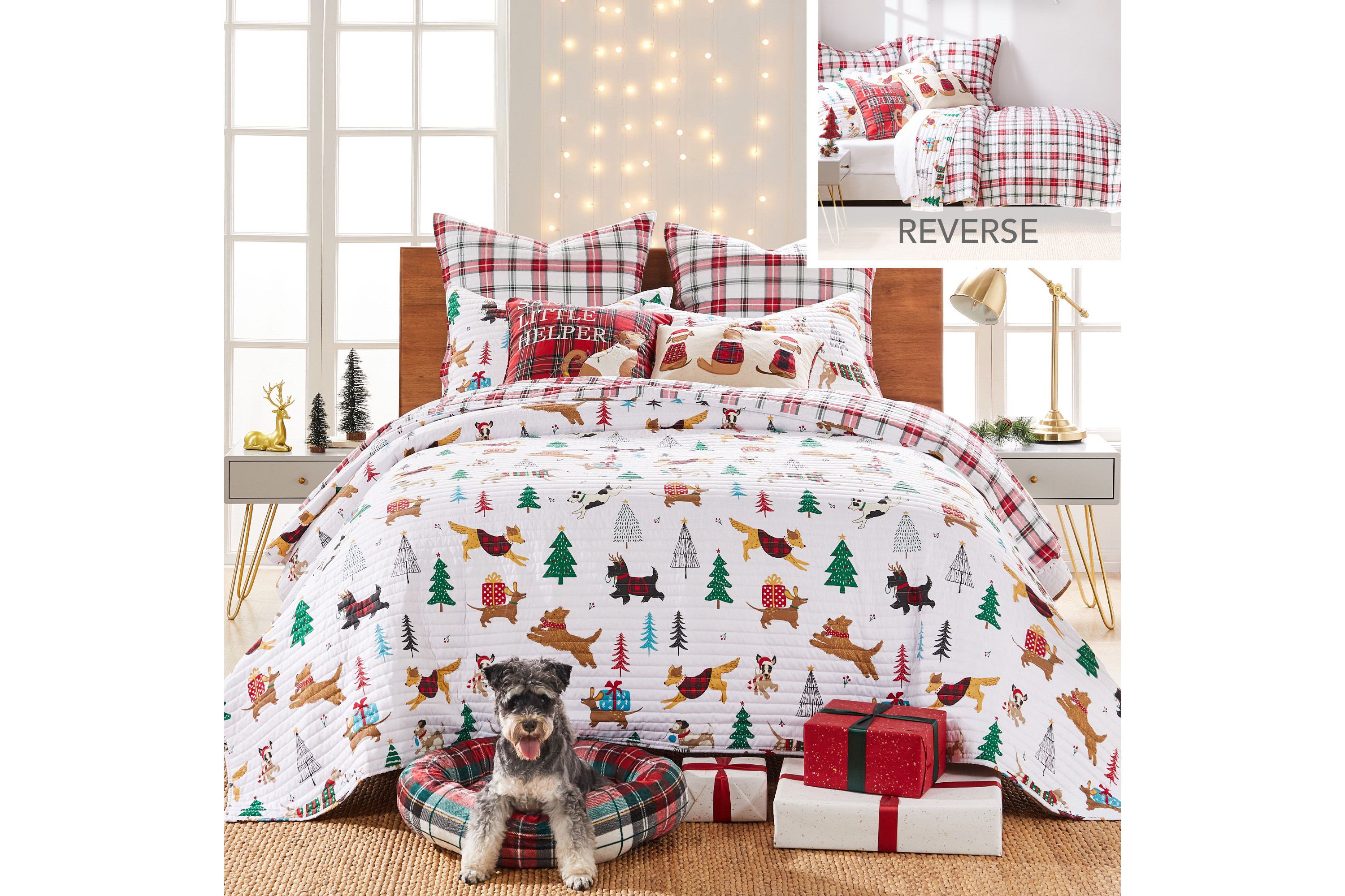 Jingle Paws Quilt Set