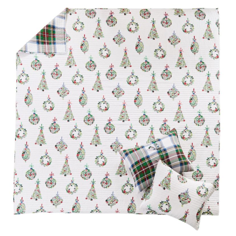 Festive Baubles Quilt Set