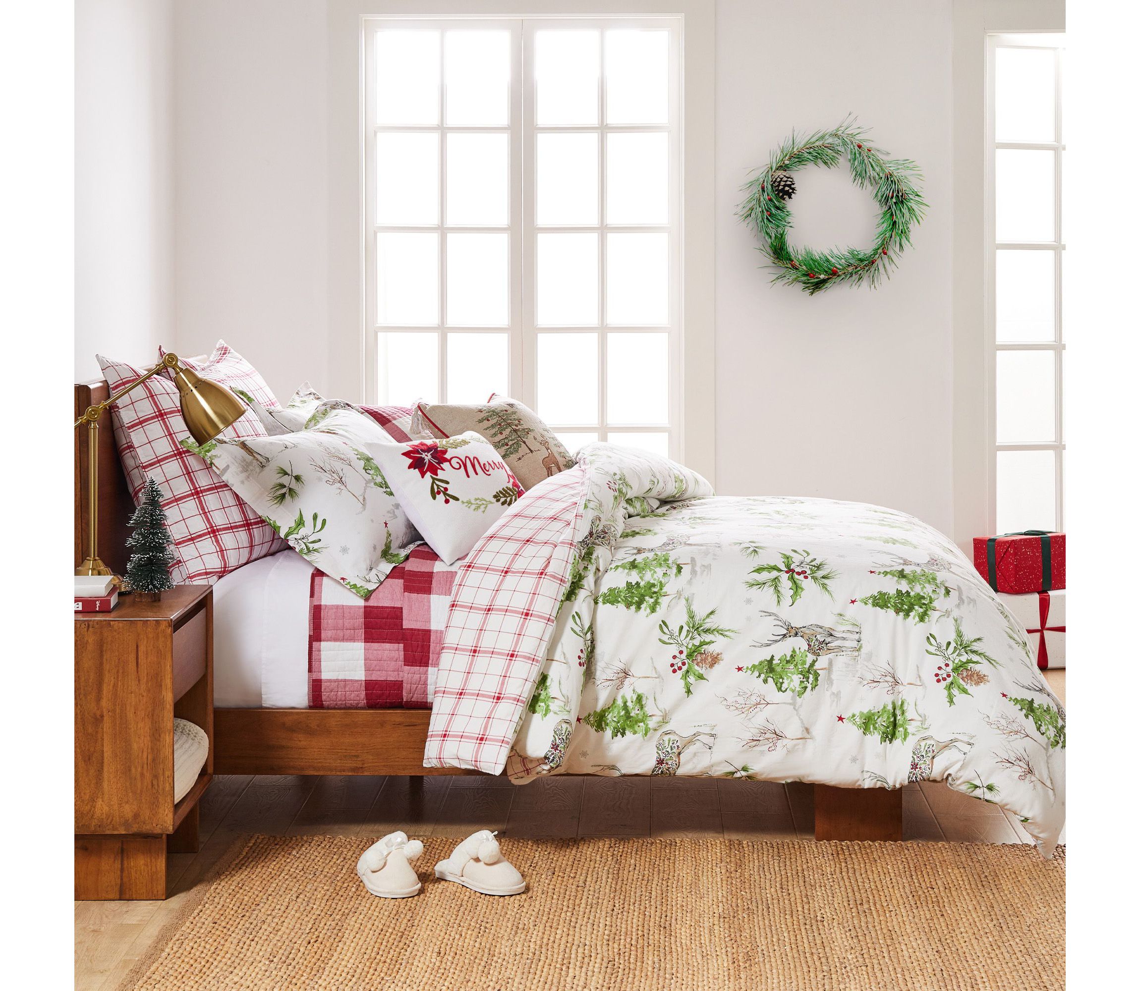 Sleigh Bells Duvet Cover Set