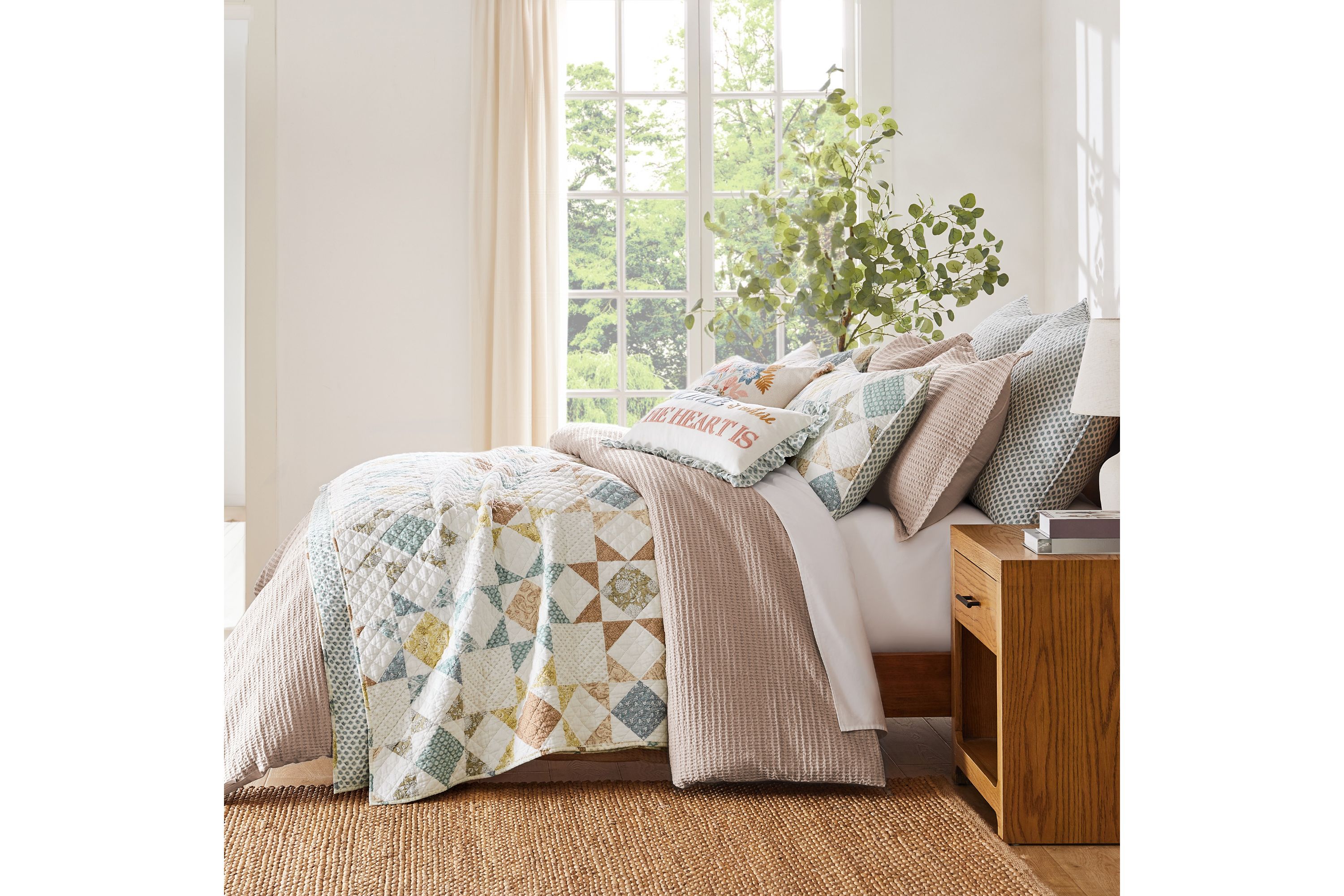 Cloud Waffle Cocoa Duvet Set