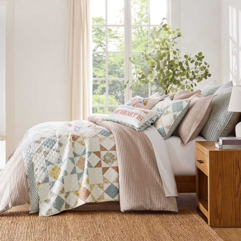 Cloud Waffle Cocoa Duvet Set